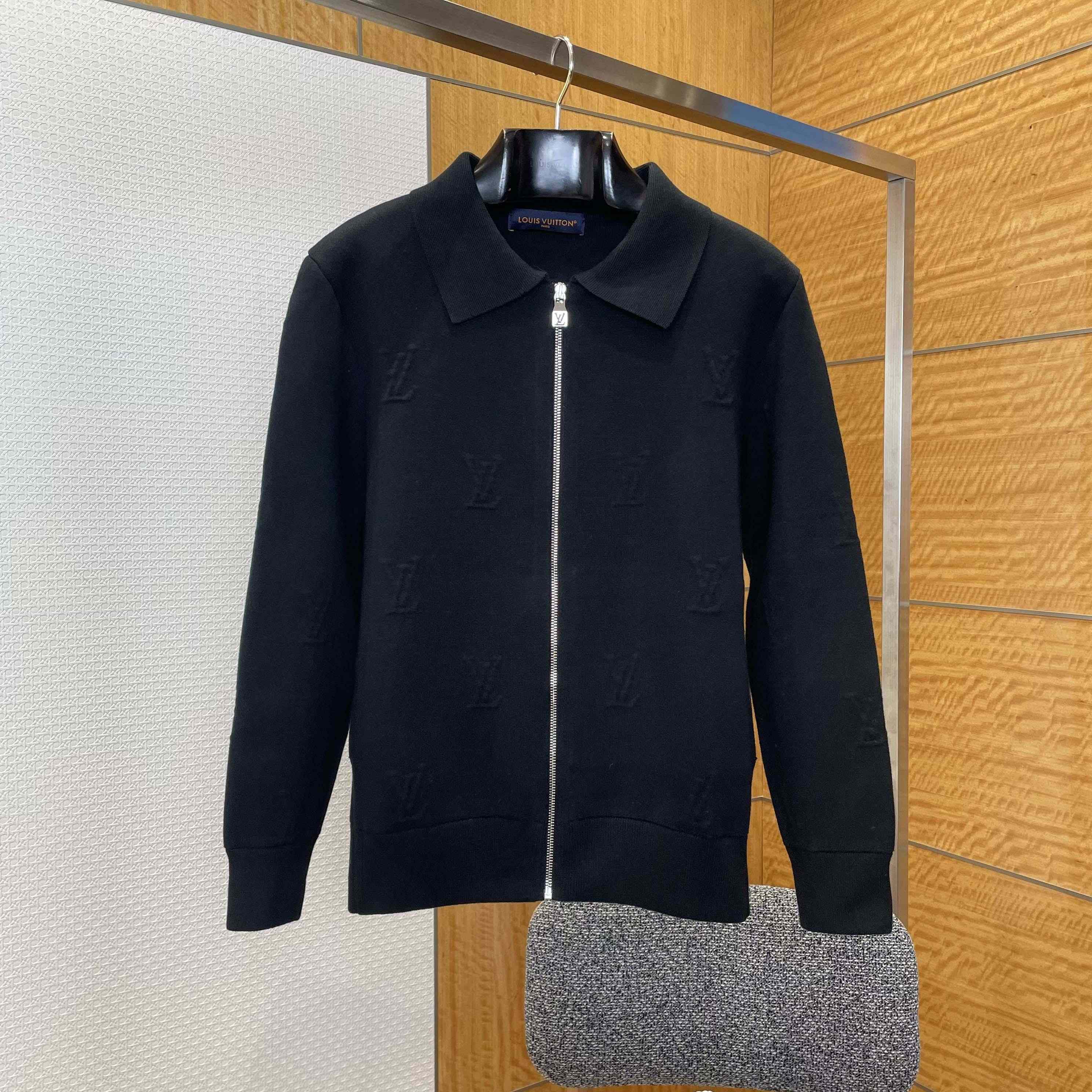 Louis Vuitton LV Blason Embossed Wool Blouson   1AFYEKC - DopestKickz