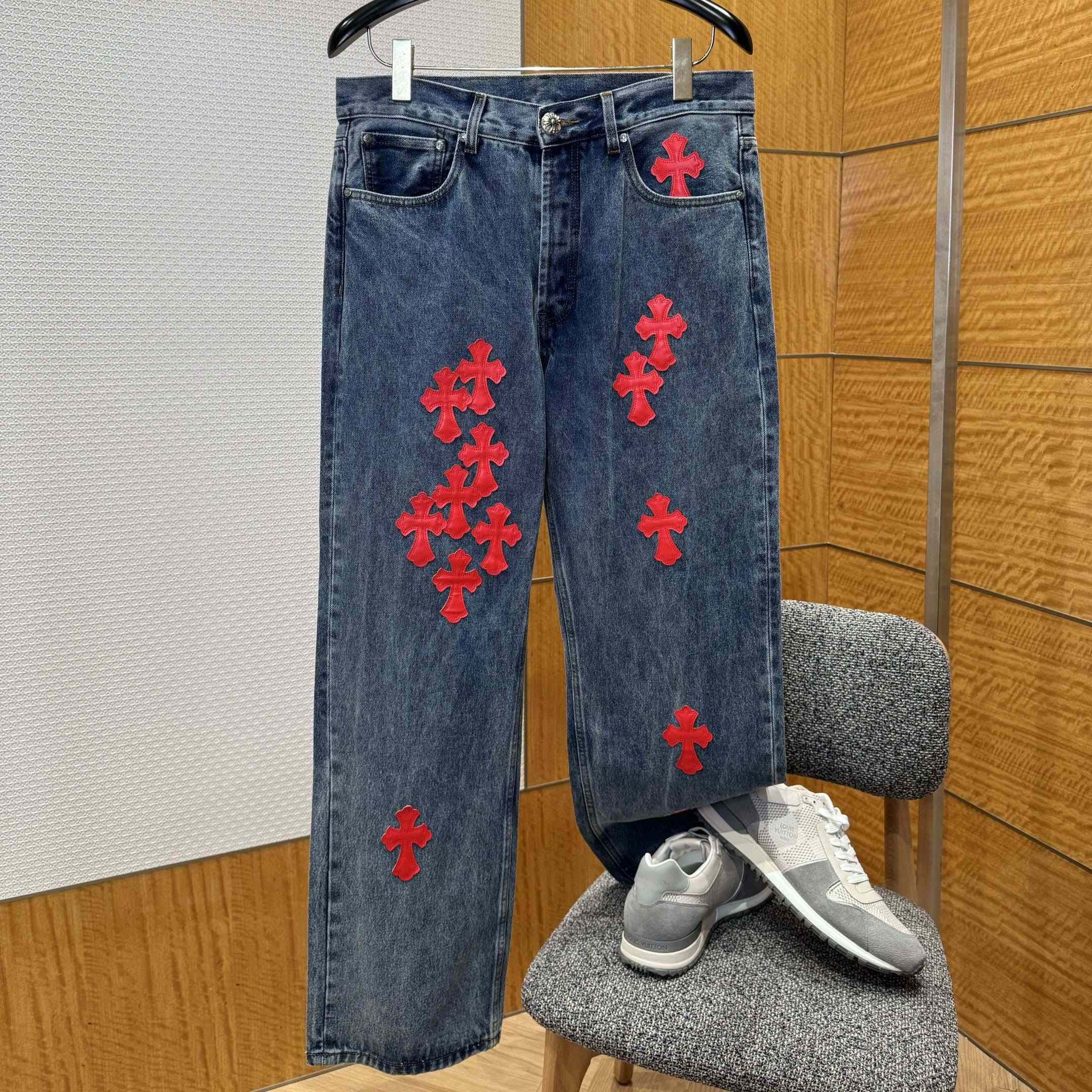 Chrome Hearts Jeans - DopestKickz