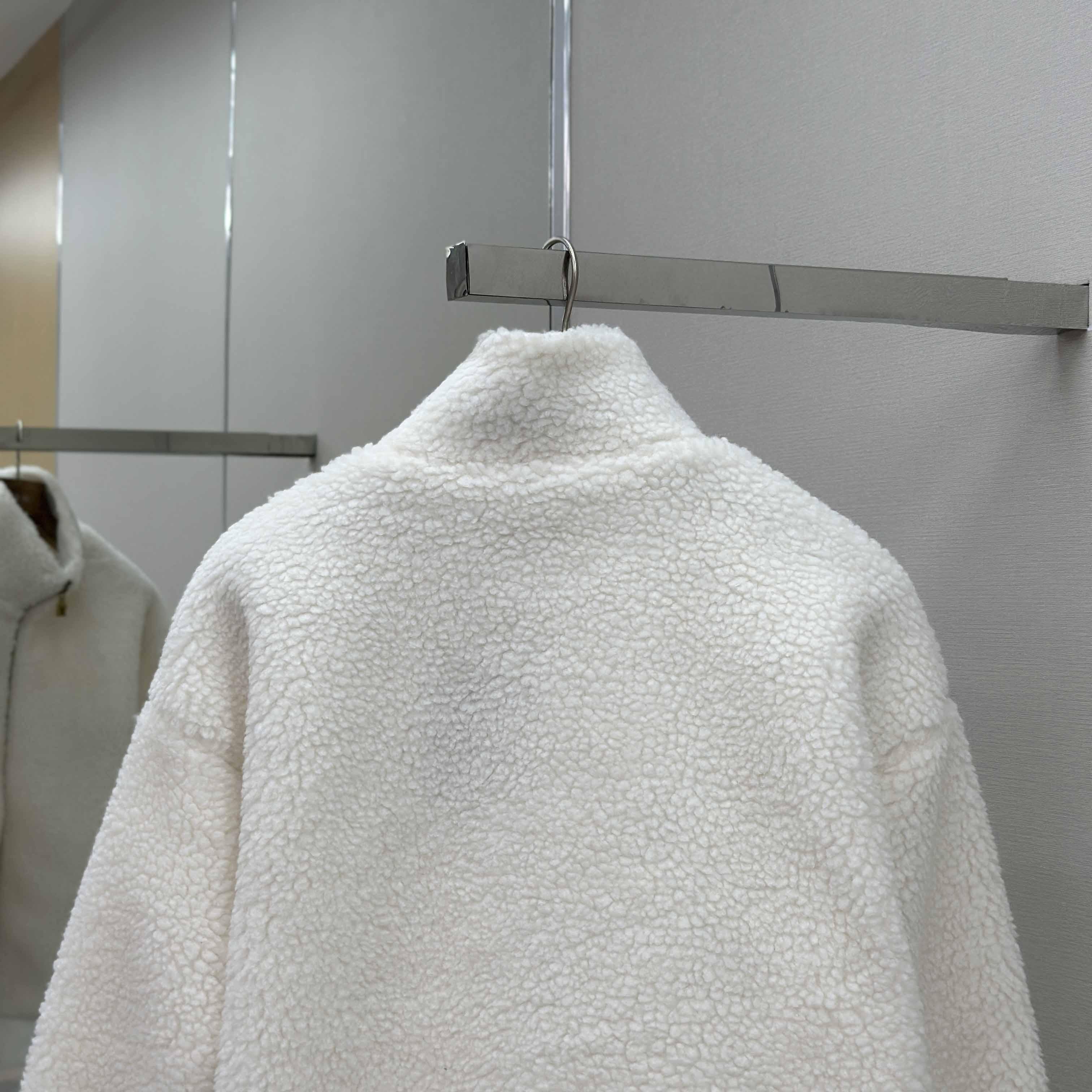 Louis Vuitton Leather Patch Fleece Blouson   1AHUGL - DopestKickz