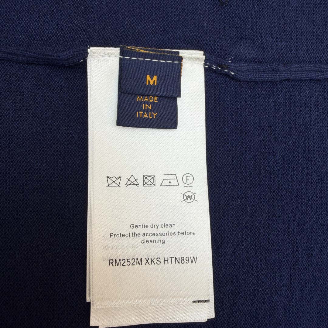 Louis Vuitton Monogram Short-Sleeved Knitted Crewneck    1AJBWC - DopestKickz