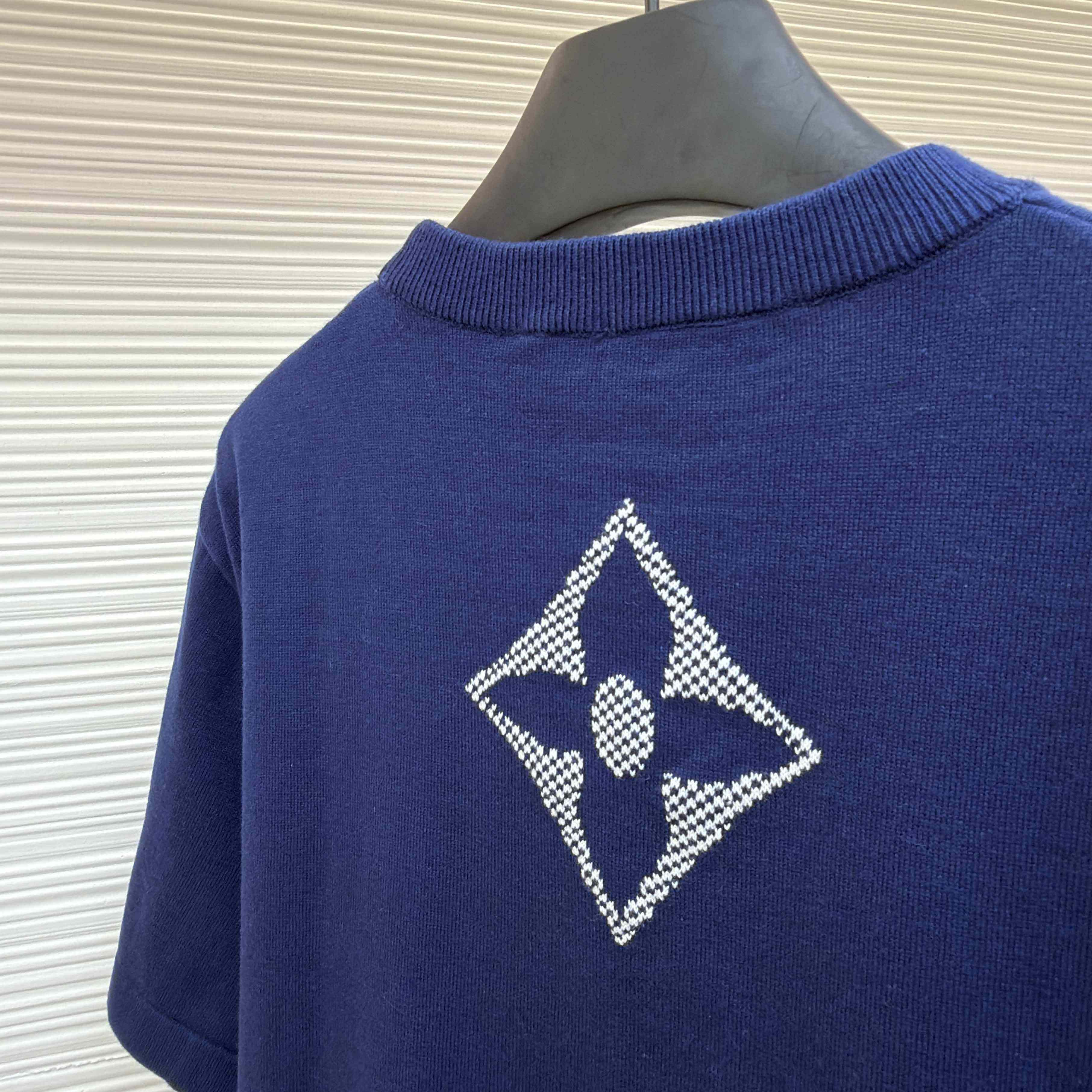 Louis Vuitton Monogram Short-Sleeved Knitted Crewneck    1AJBWC - DopestKickz