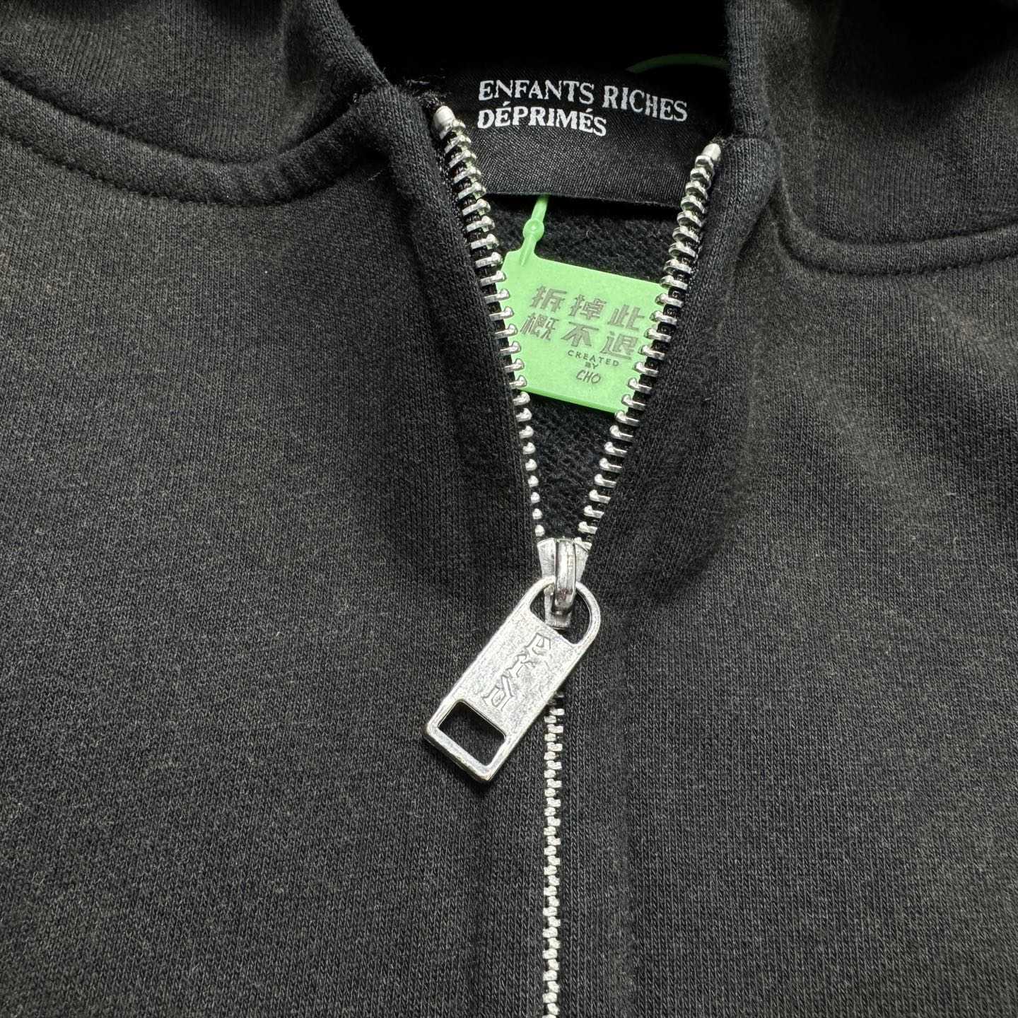 Enfants Riches Déprimés Cotton Jersey Zip-Up Hoodie - DopestKickz