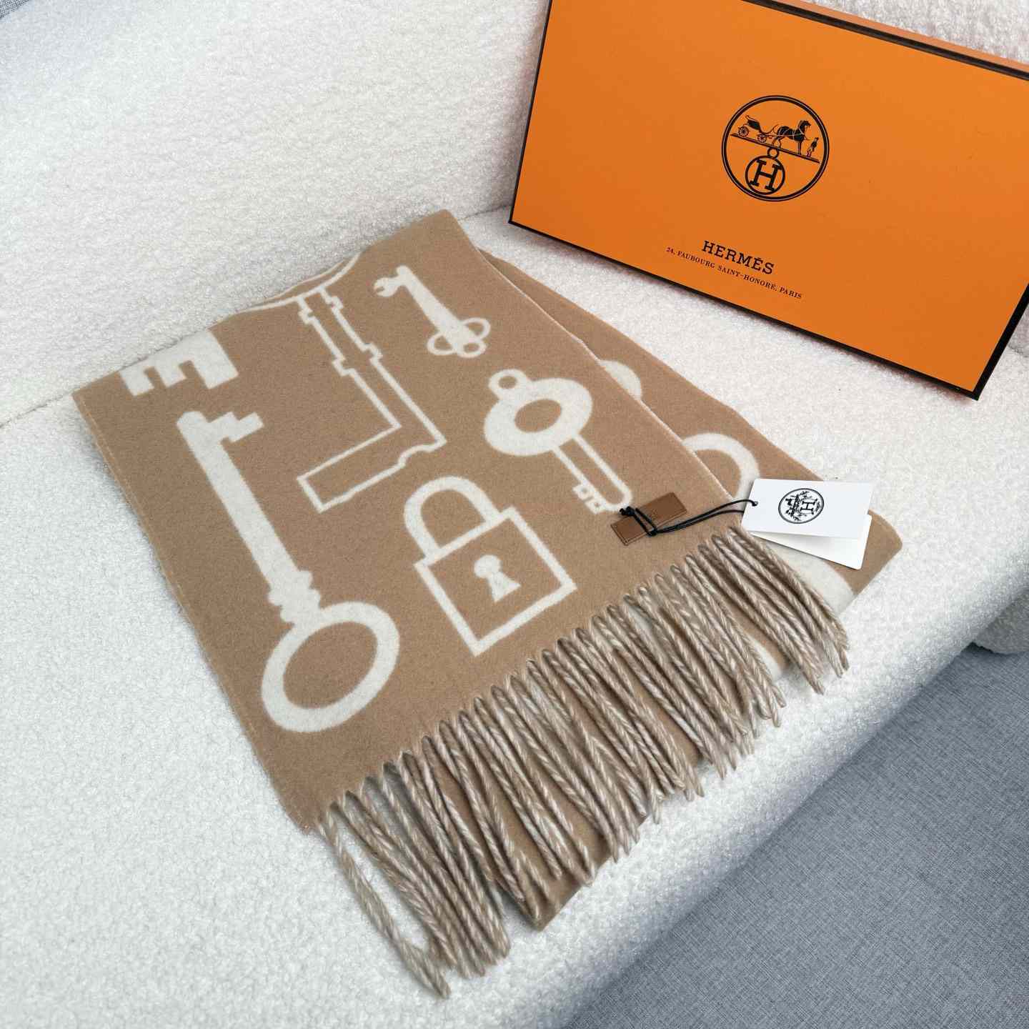 Hermes Casaque Porte-Clefs Scarf - DopestKickz