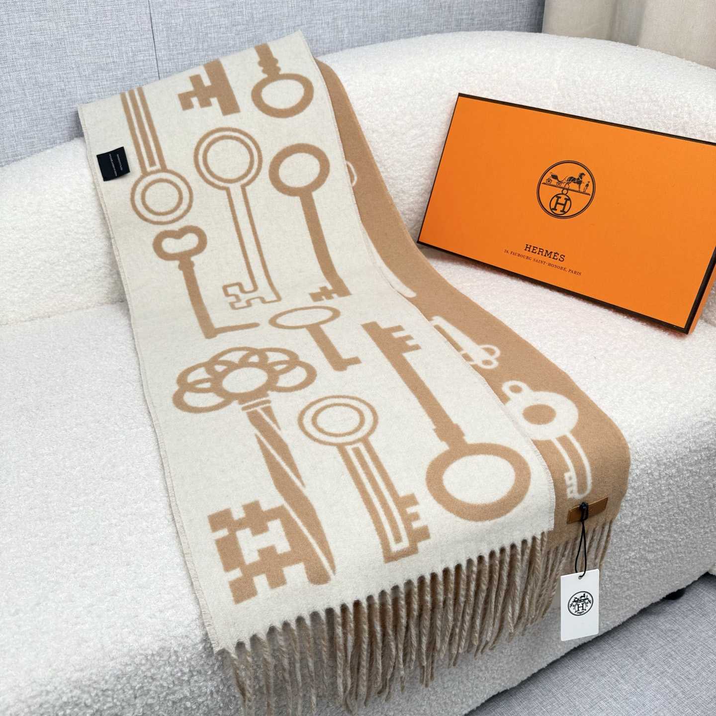 Hermes Casaque Porte-Clefs Scarf - DopestKickz