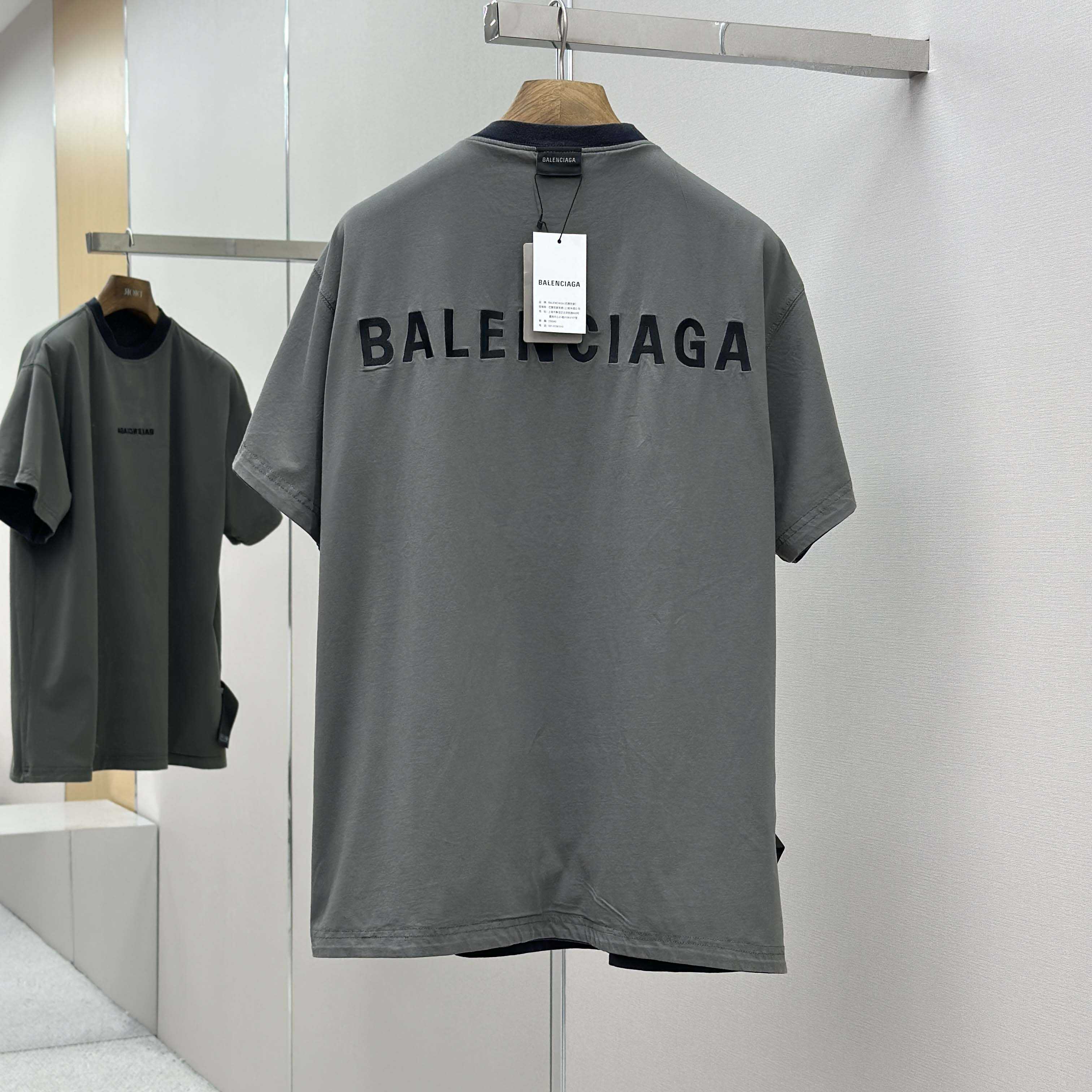 Balenciaga Back Reversible Oversized T-Shirt  - DopestKickz