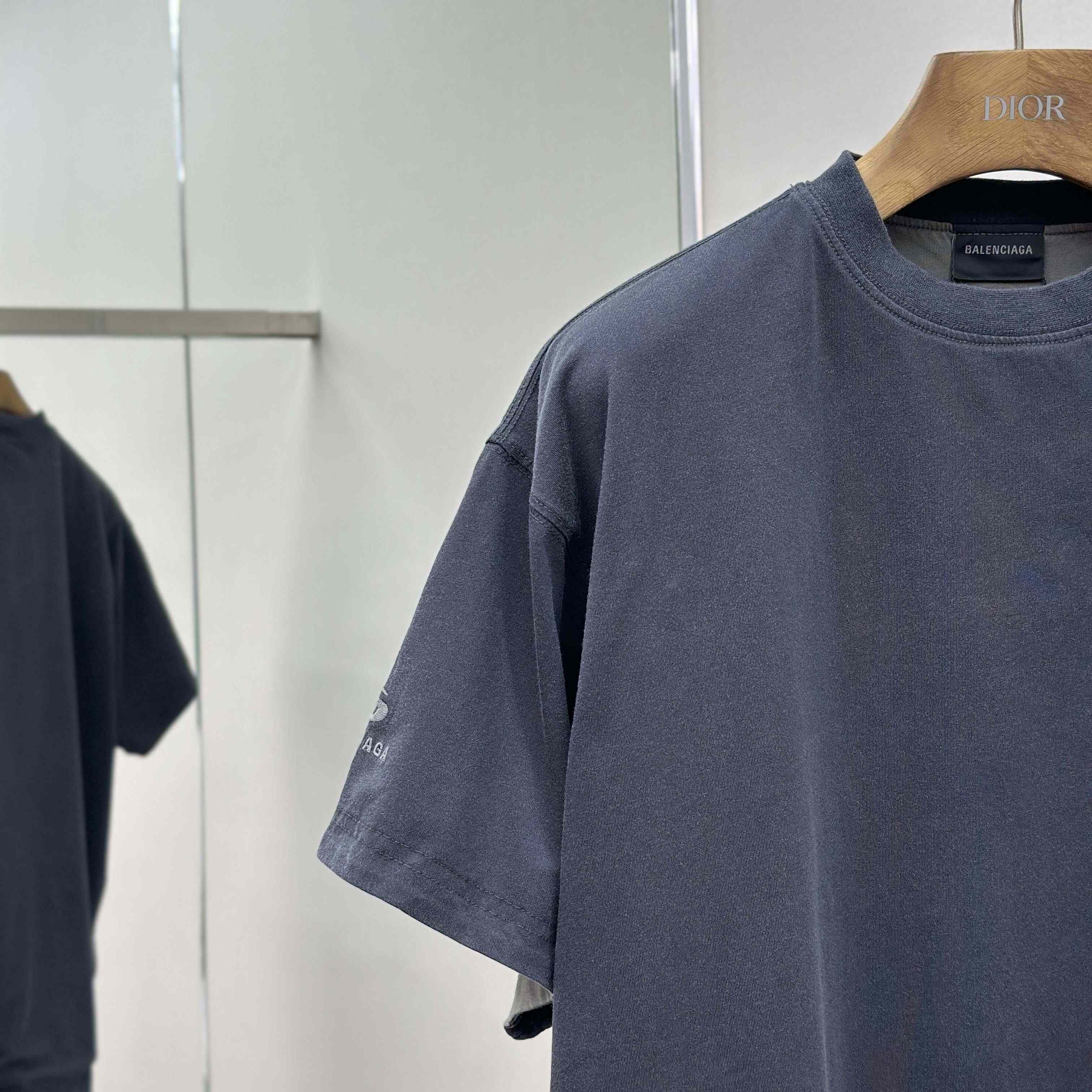 Balenciaga Back Reversible Oversized T-Shirt  - DopestKickz