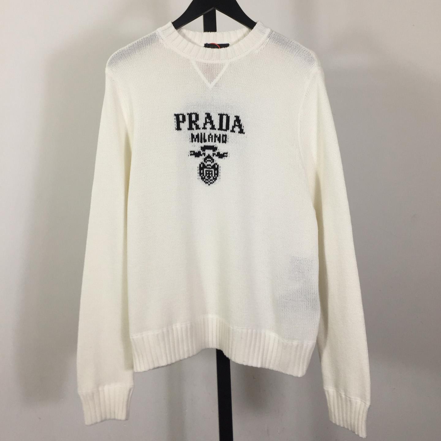 Prada Wool and cashmere crew-neck sweater - DopestKickz