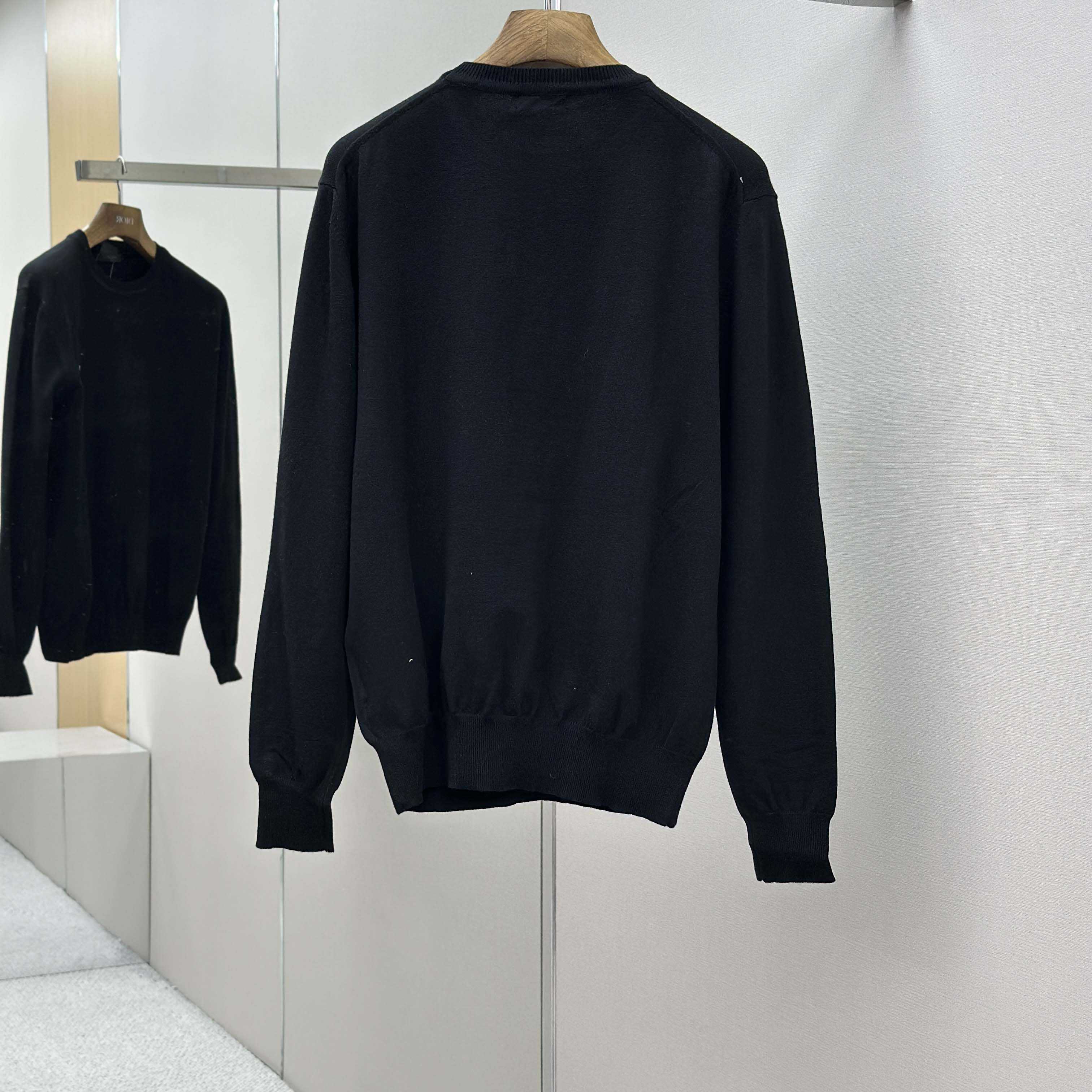 Prada Embroidered Long-sleeves Wool Sweater - DopestKickz