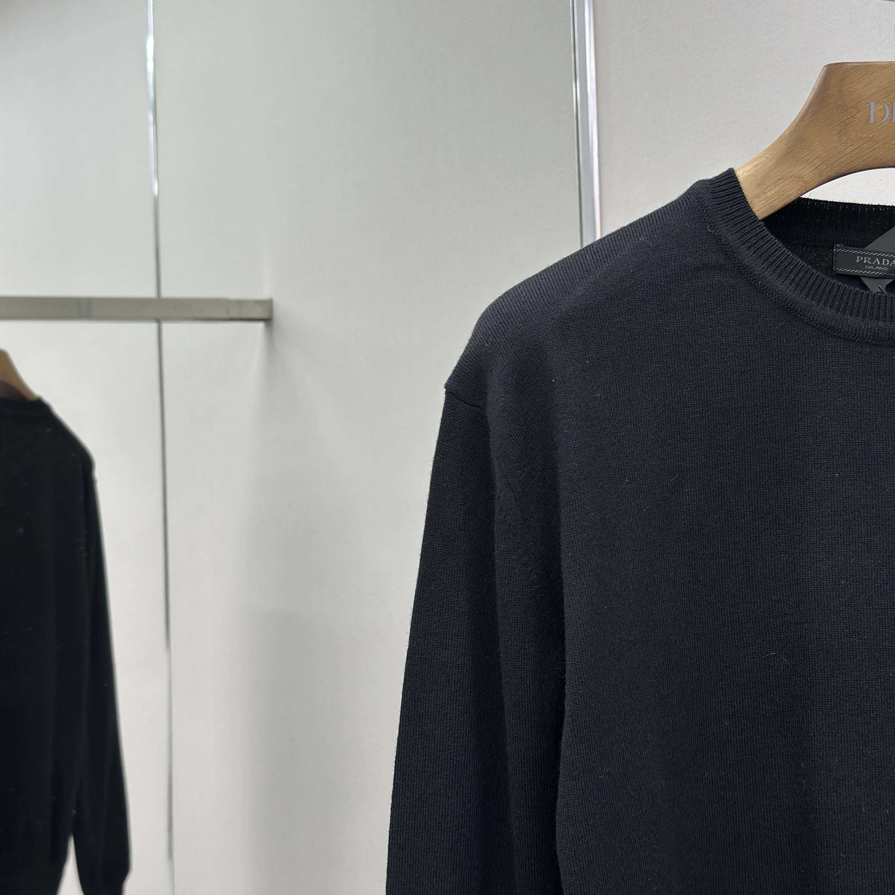 Prada Embroidered Long-sleeves Wool Sweater - DopestKickz