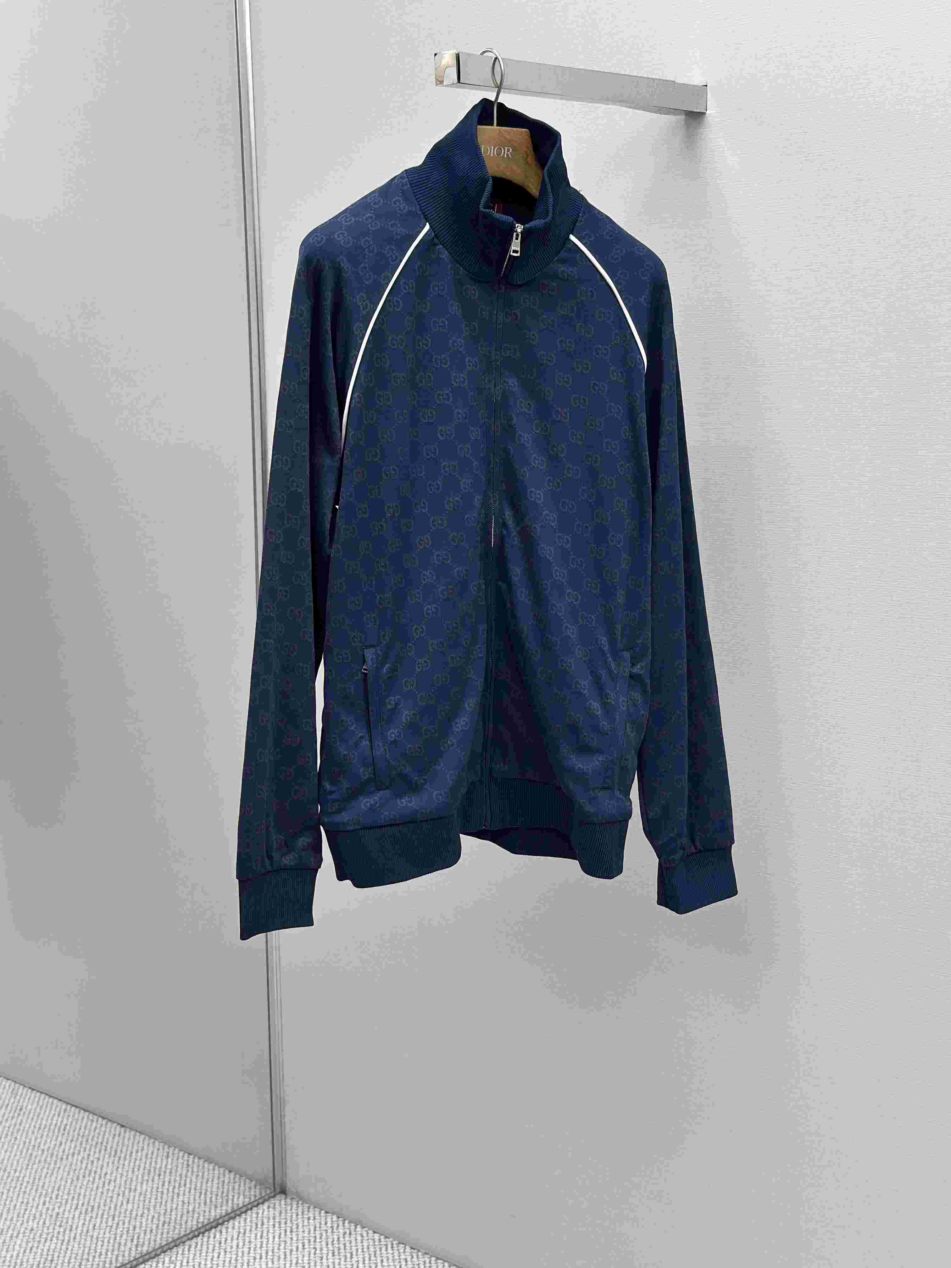 Gucci GG Jersey Jacquard Zip Jacket - DopestKickz