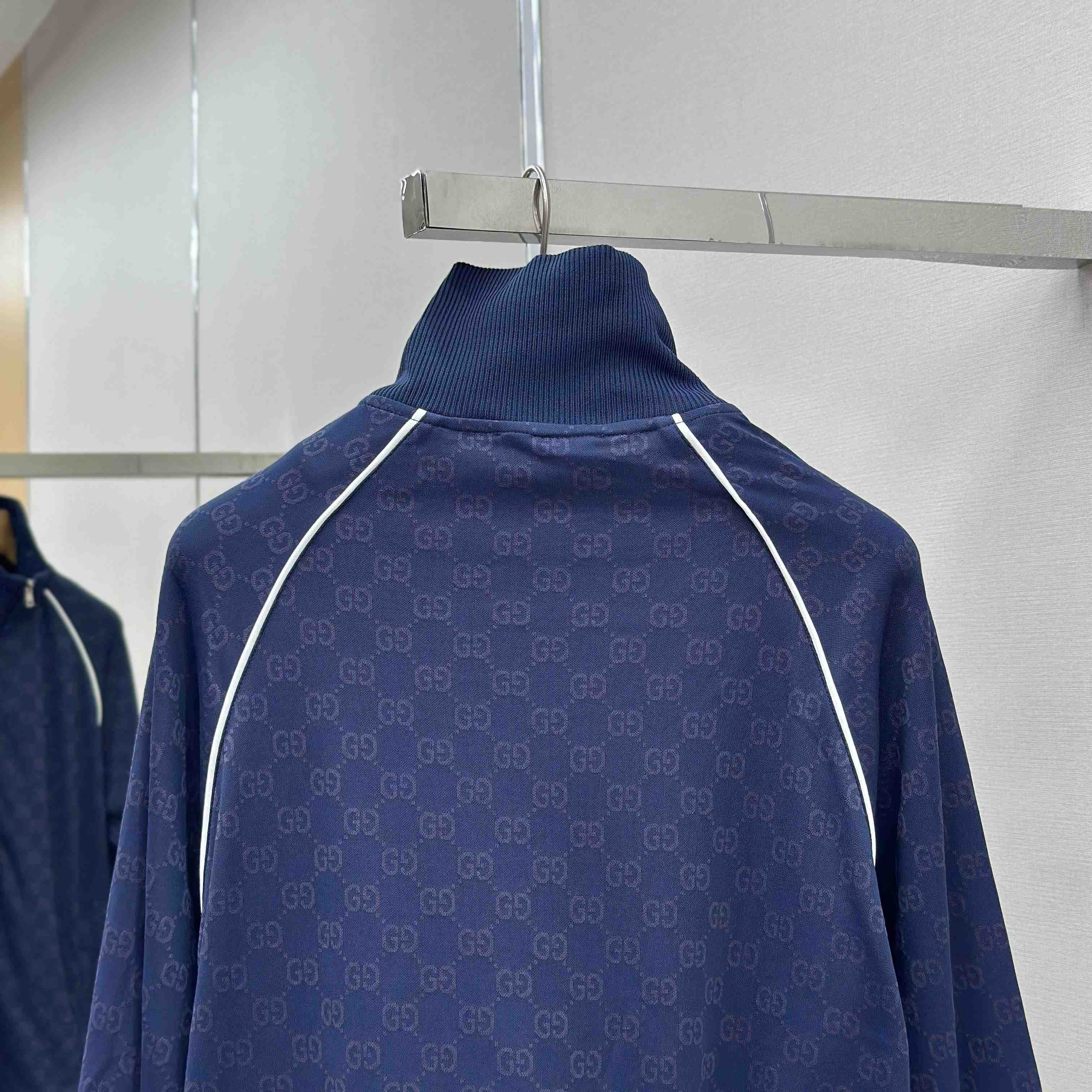 Gucci GG Jersey Jacquard Zip Jacket - DopestKickz