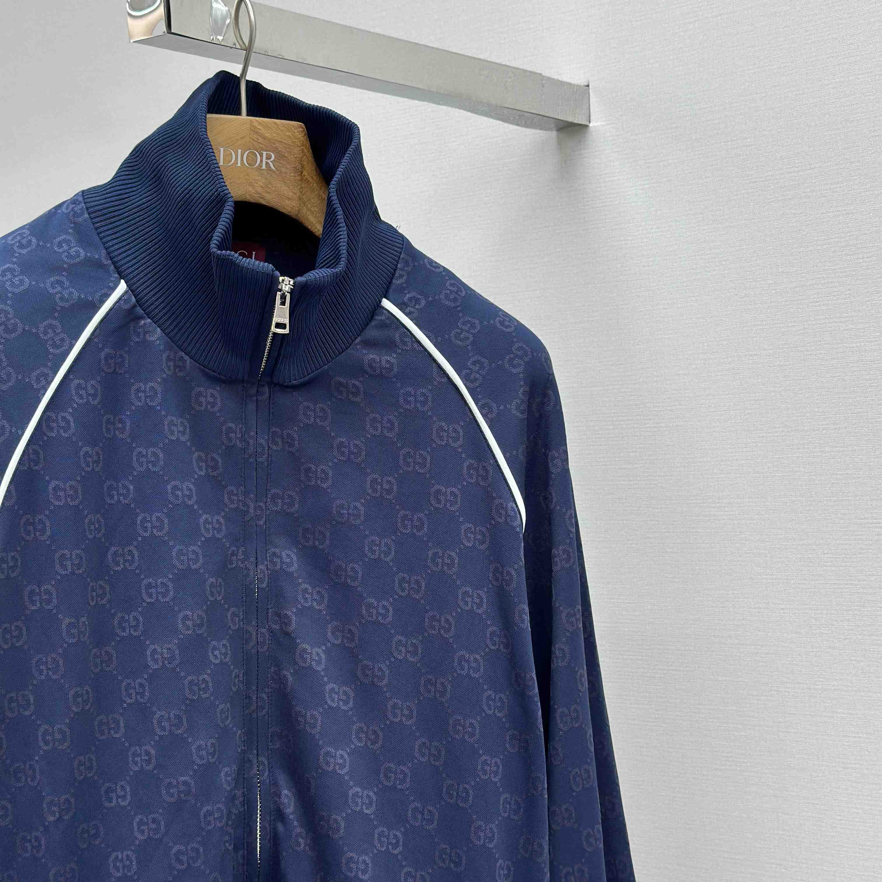 Gucci GG Jersey Jacquard Zip Jacket - DopestKickz