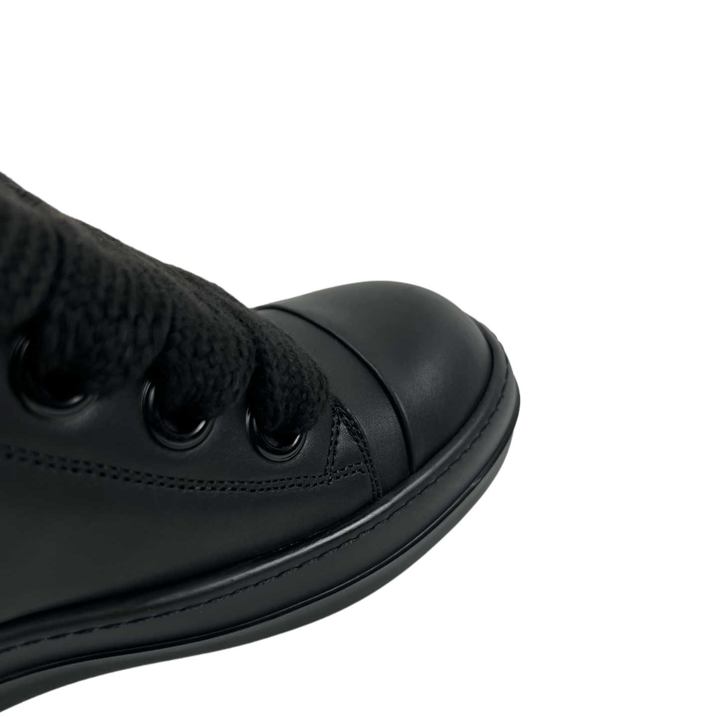 Rick Owens lace-up Leather Sneakers  - DopestKickz