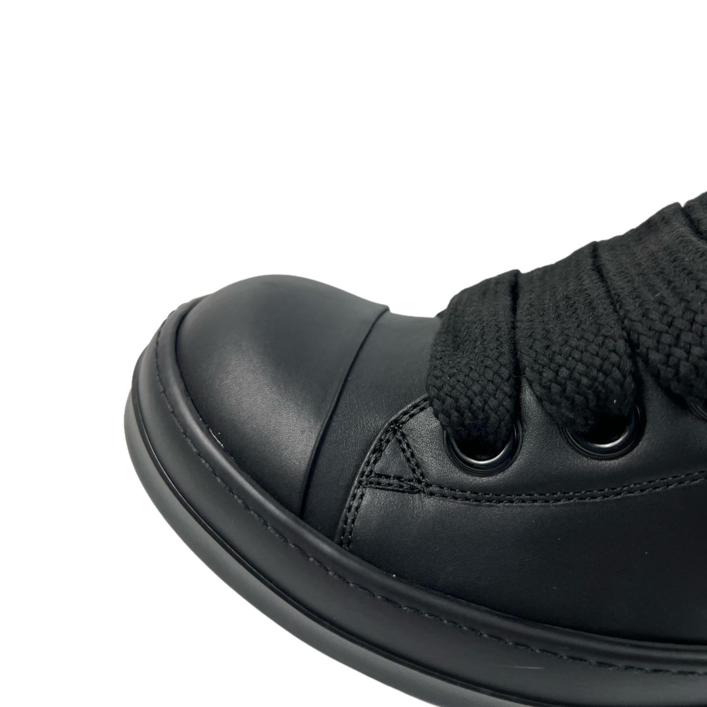 Rick Owens lace-up Leather Sneakers  - DopestKickz