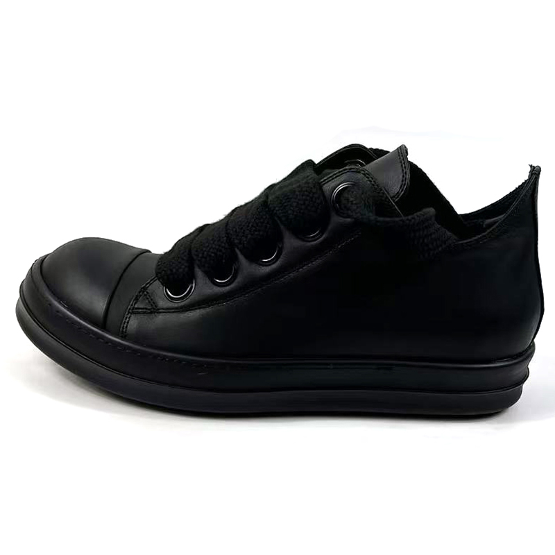 Rick Owens lace-up Leather Sneakers  - DopestKickz
