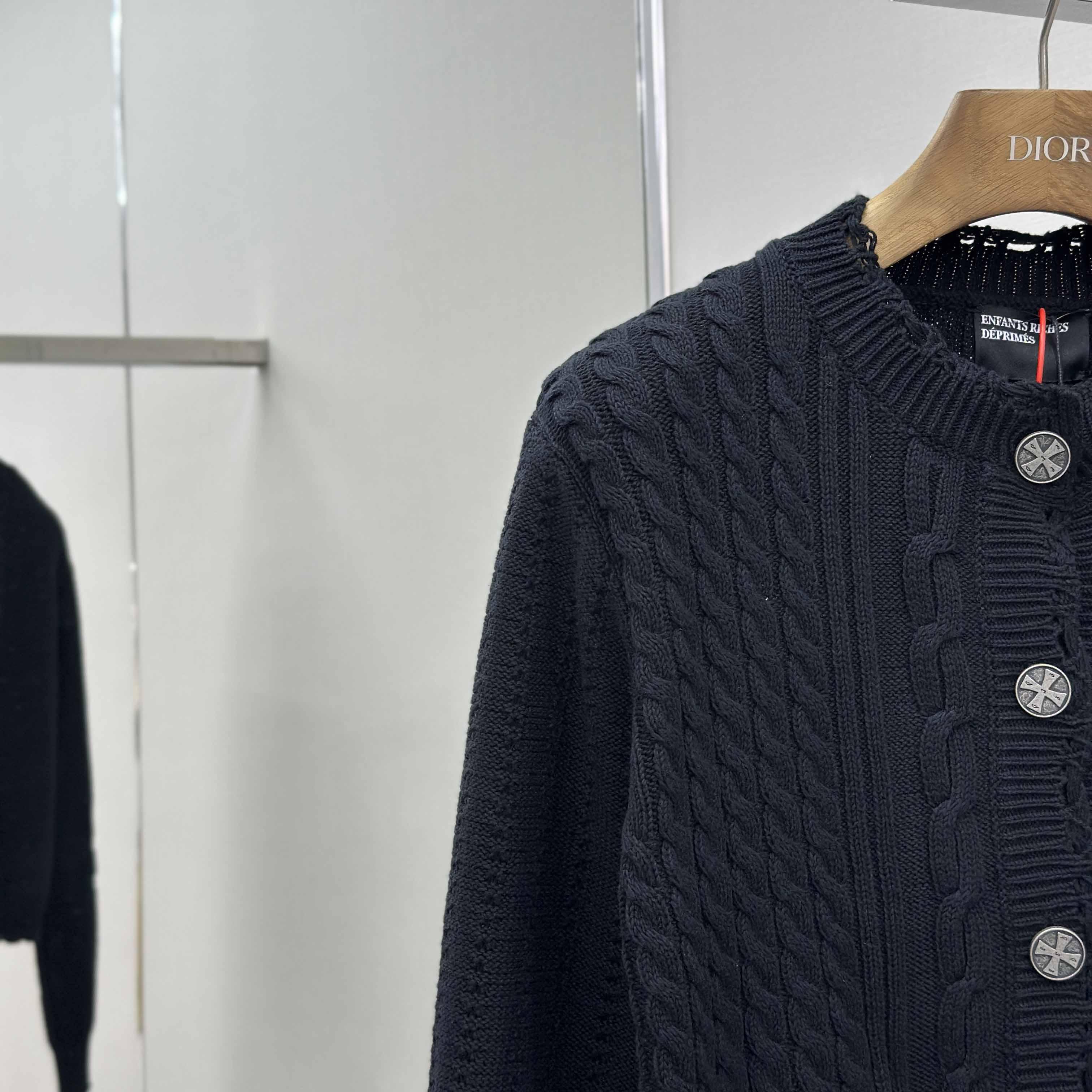 Enfants Riches Déprimés Cropped Cardigan - DopestKickz