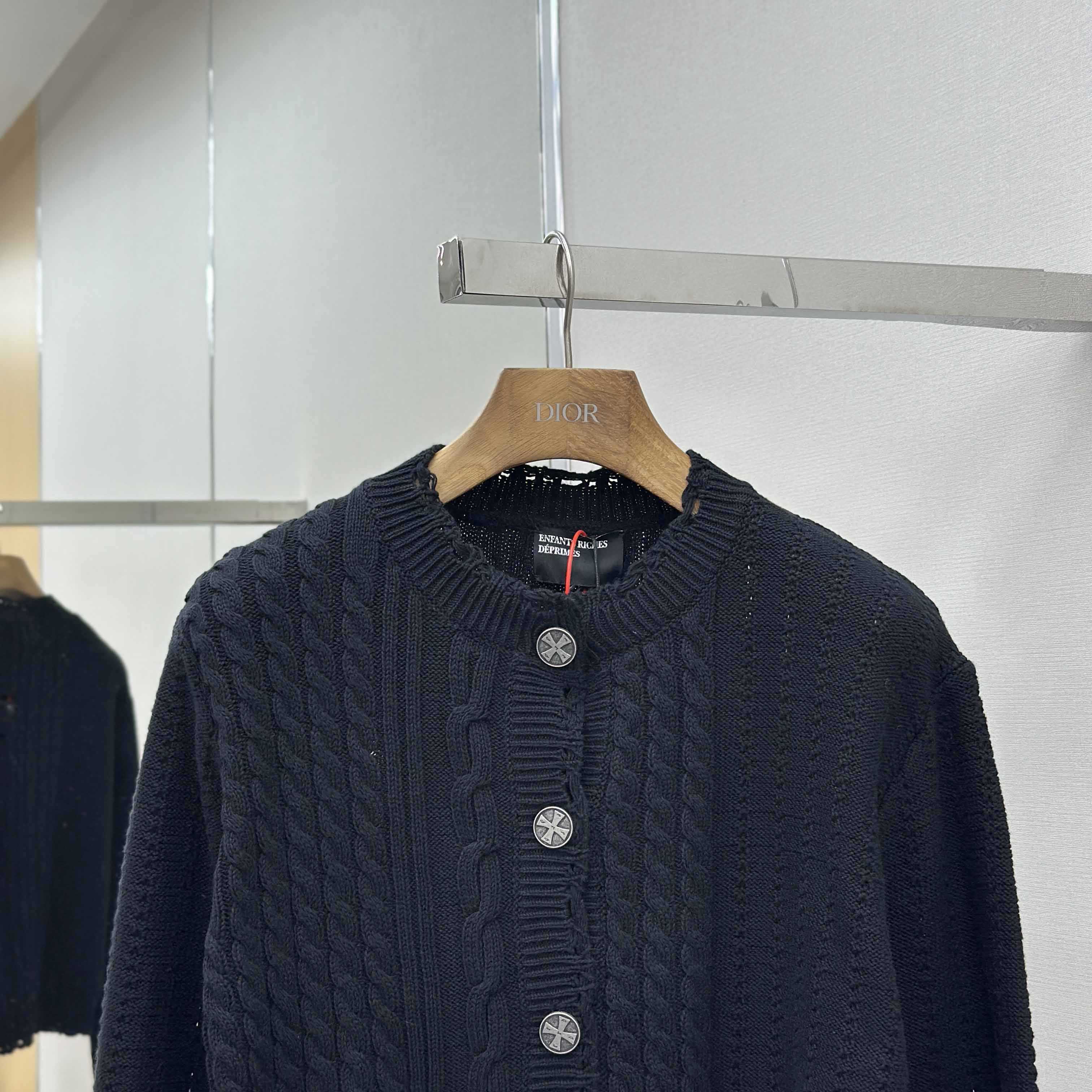 Enfants Riches Déprimés Cropped Cardigan - DopestKickz