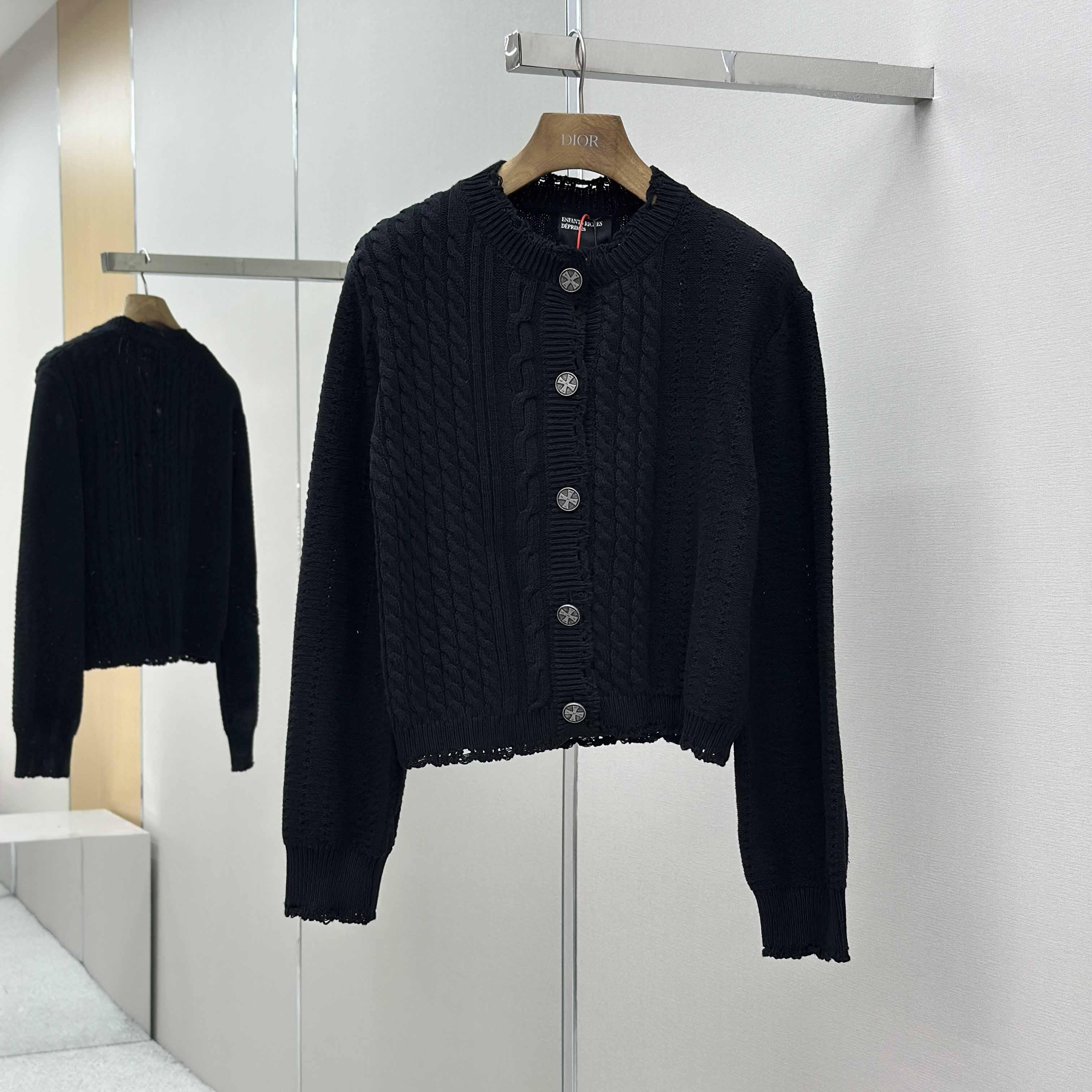 Enfants Riches Déprimés Cropped Cardigan - DopestKickz