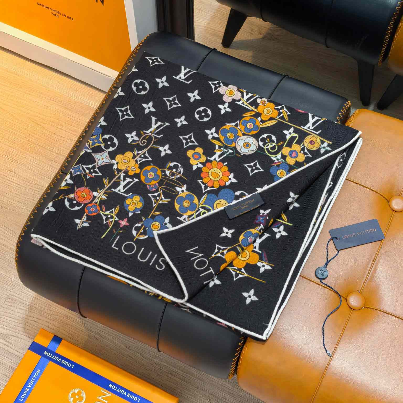 Louis Vuitton LV x TM Monogram Superflat Shawl    - DopestKickz