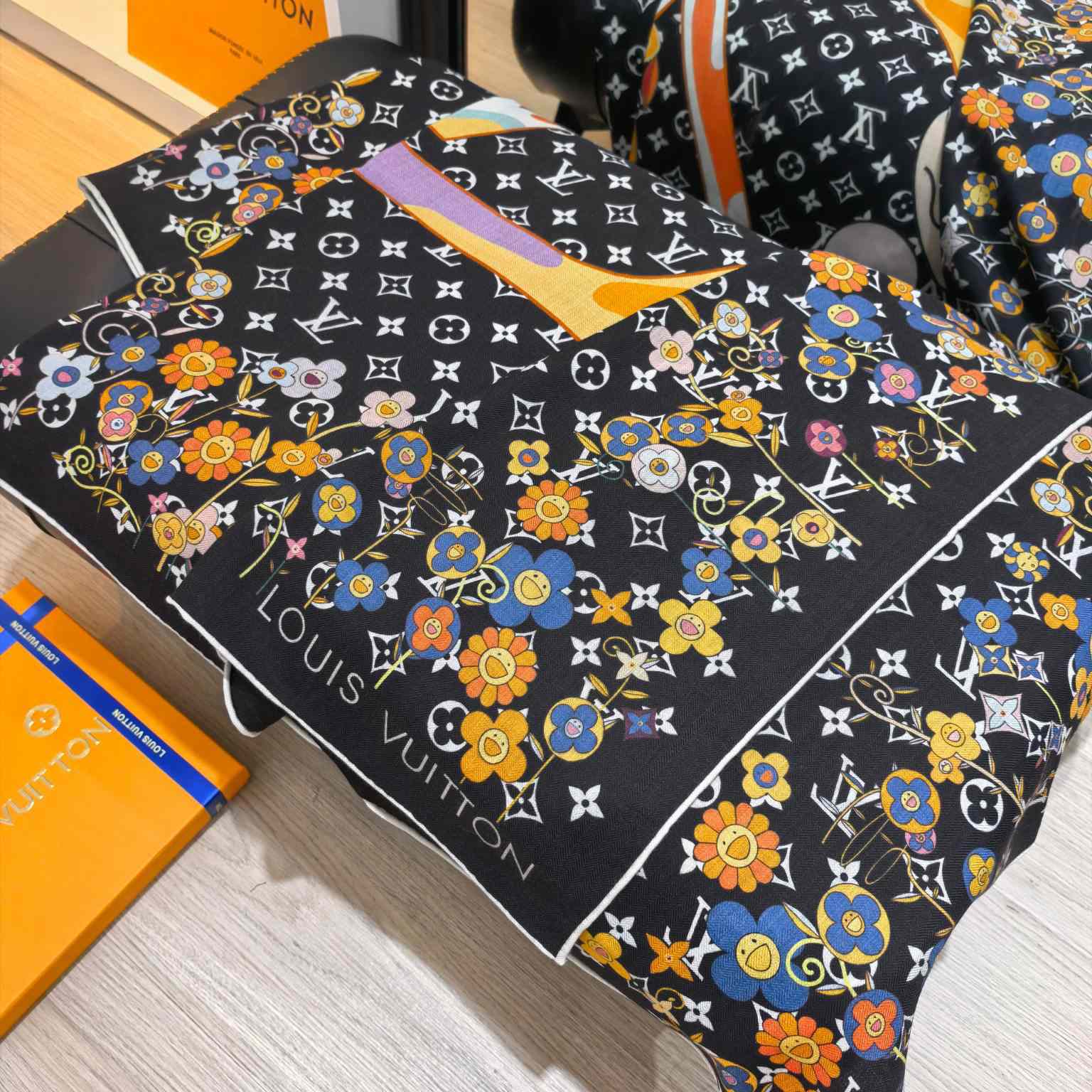 Louis Vuitton LV x TM Monogram Superflat Shawl    - DopestKickz