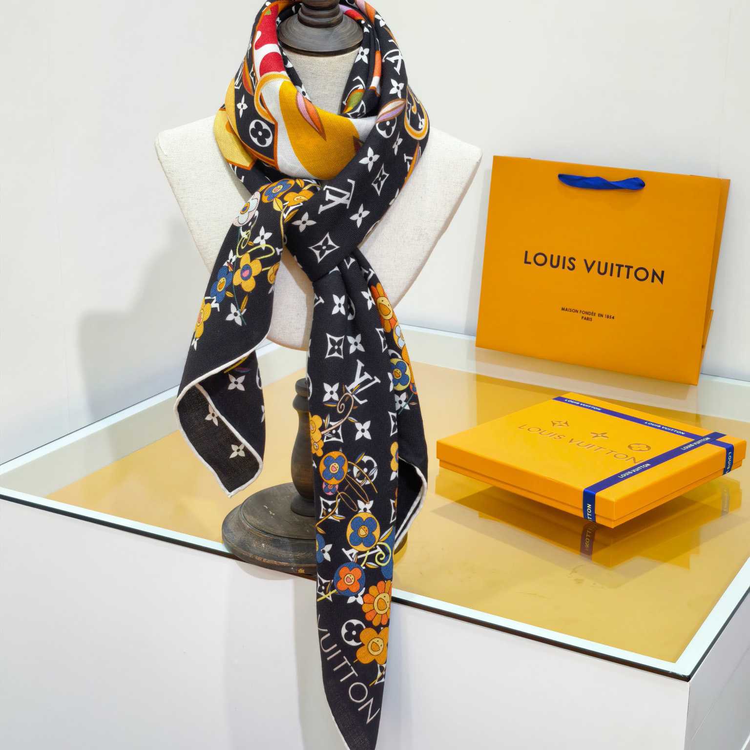 Louis Vuitton LV x TM Monogram Superflat Shawl    - DopestKickz