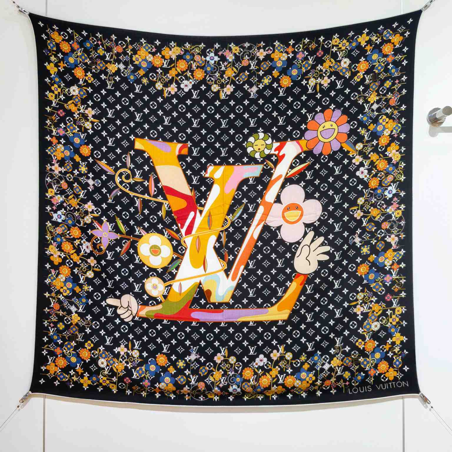 Louis Vuitton LV x TM Monogram Superflat Shawl    - DopestKickz