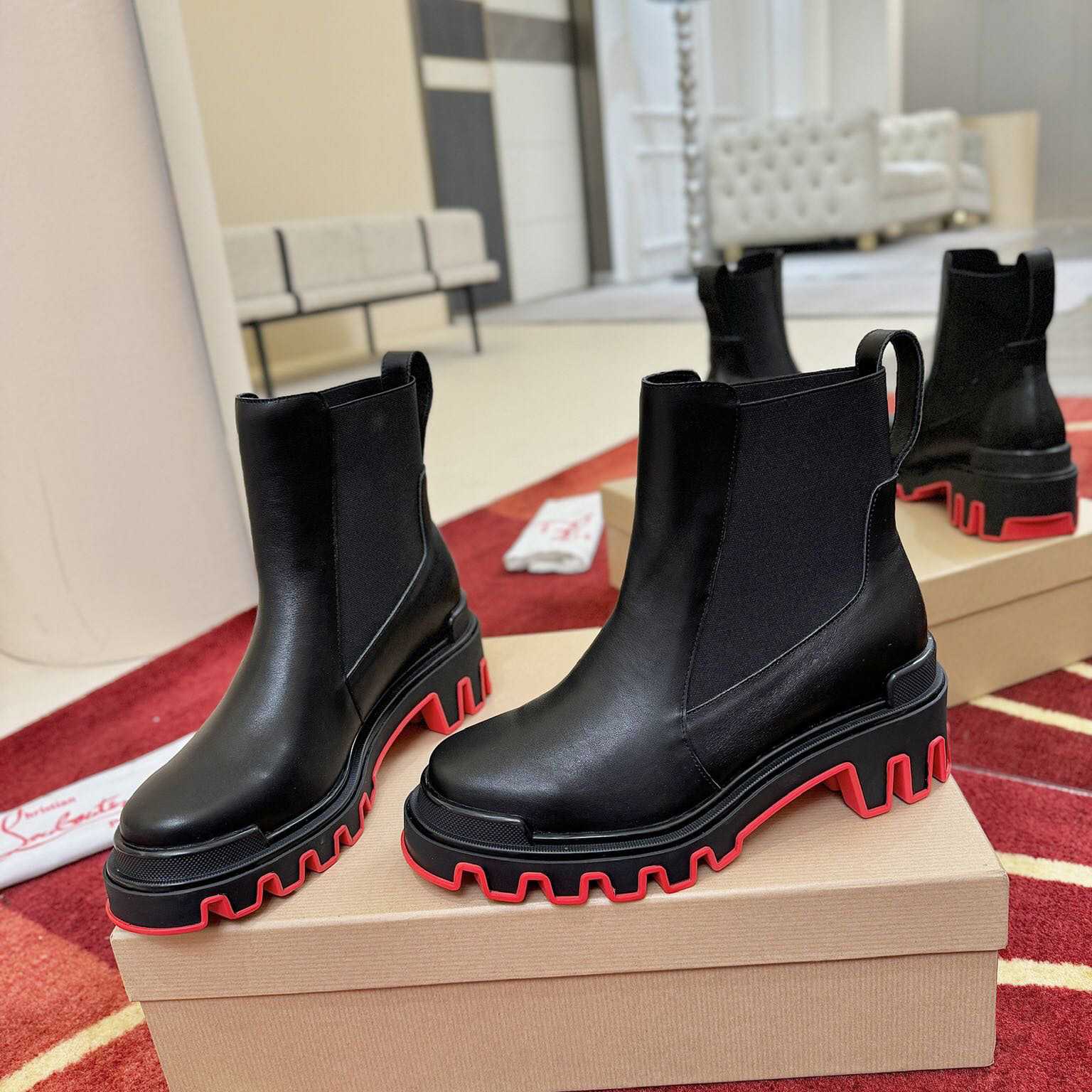 Christian Louboutin Marchacroche Dune Boots  - DopestKickz