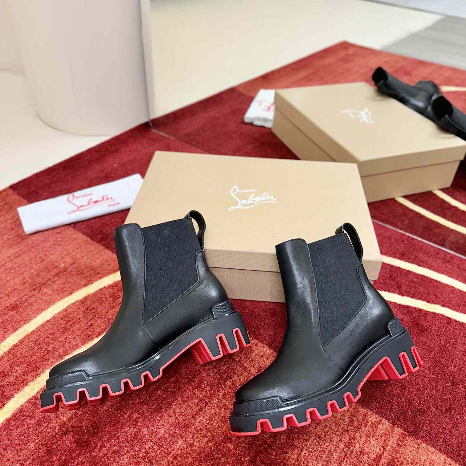 Christian Louboutin Marchacroche Dune Boots  - DopestKickz
