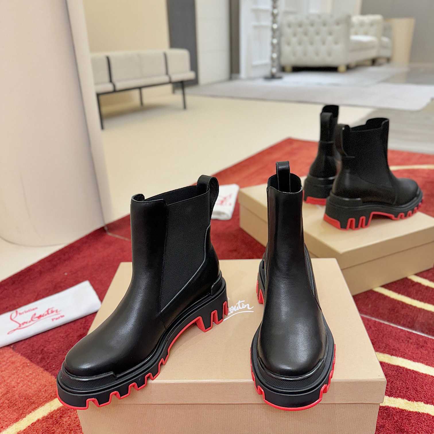 Christian Louboutin Marchacroche Dune Boots  - DopestKickz
