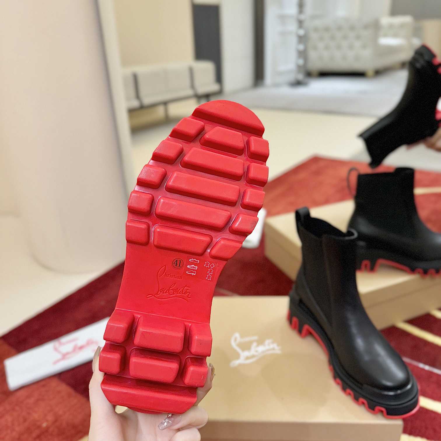 Christian Louboutin Marchacroche Dune Boots  - DopestKickz