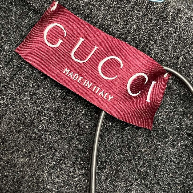 Gucci Wool Cashmere Rib Knit Sweater - DopestKickz