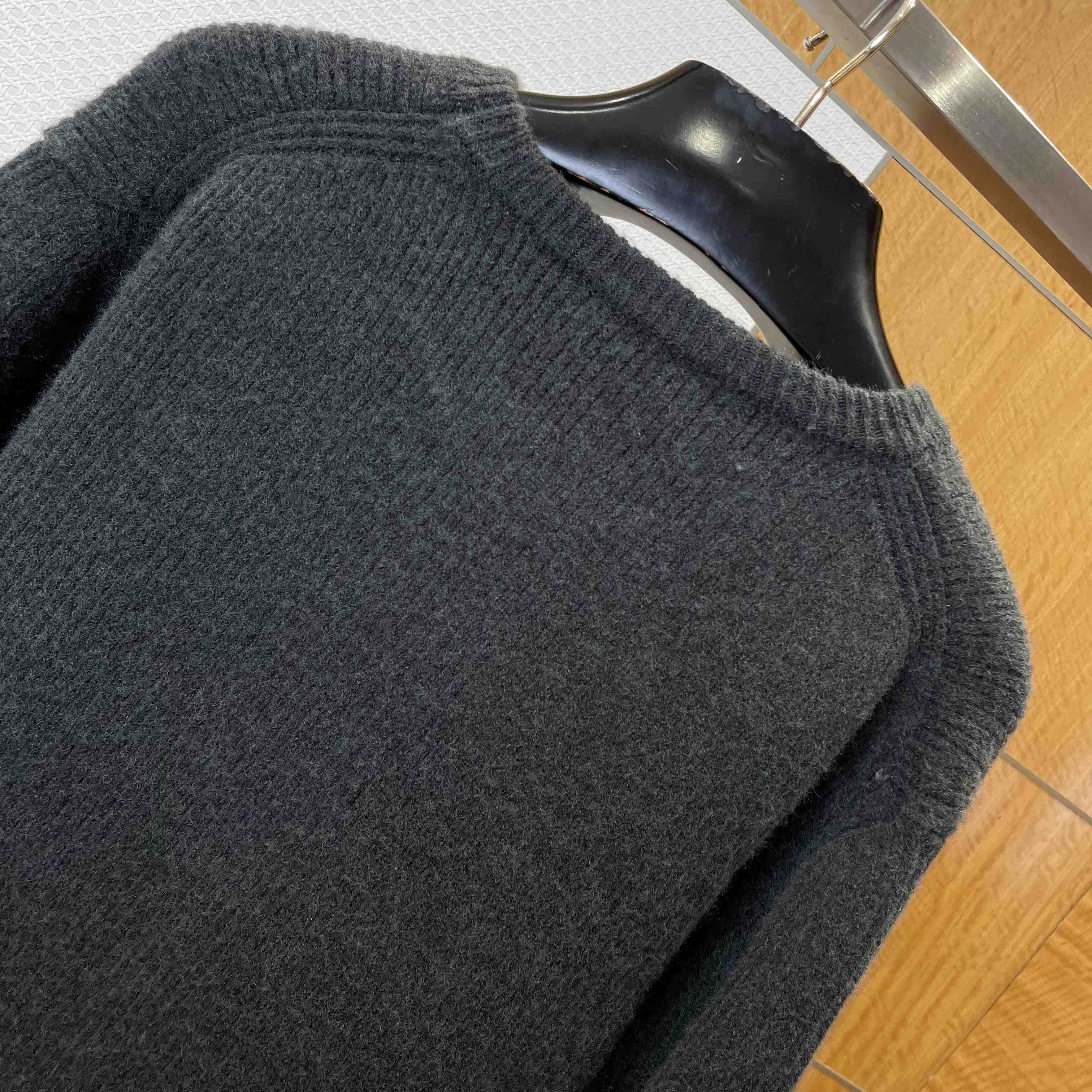 Gucci Wool Cashmere Rib Knit Sweater - DopestKickz