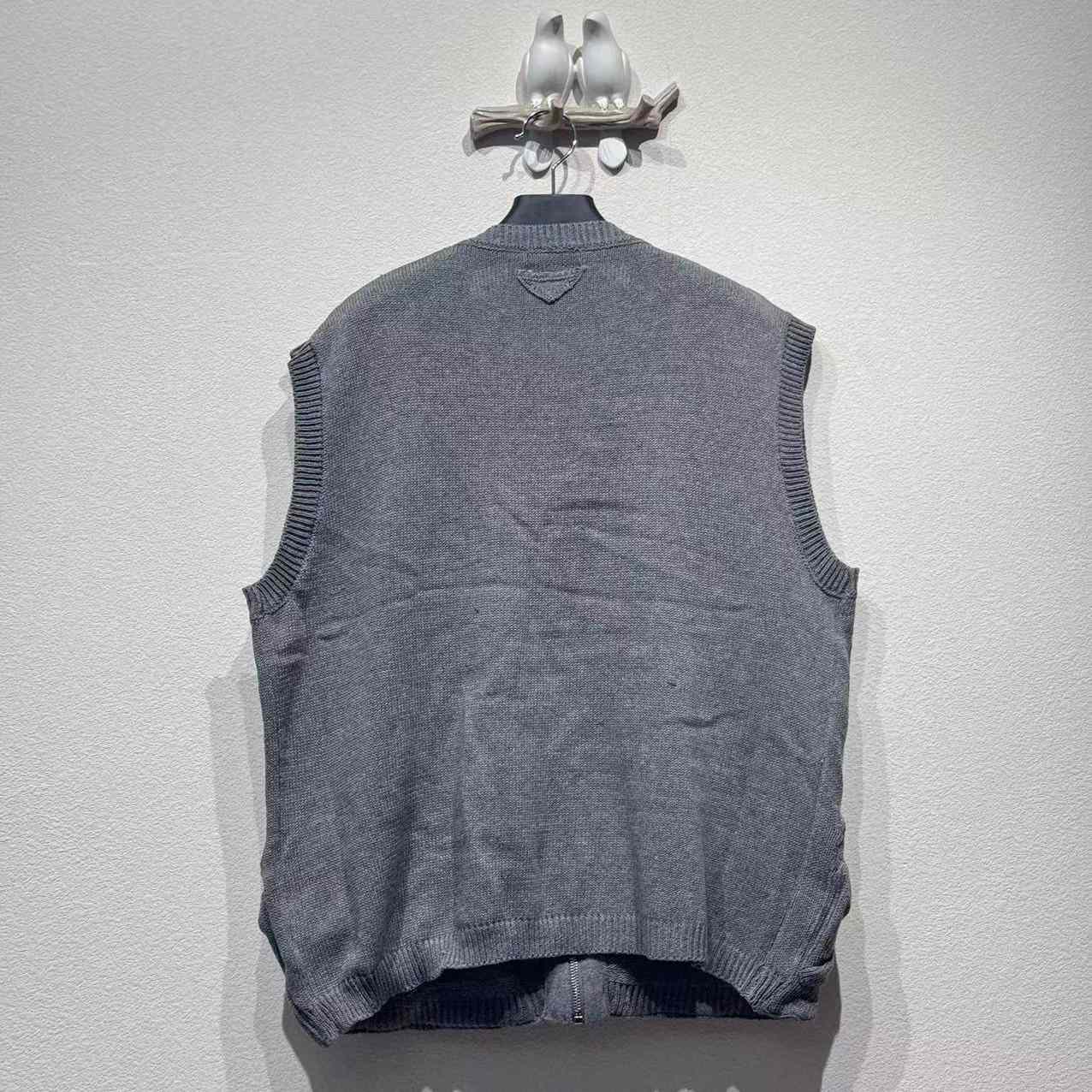 Prada Shetland Wool Sweater Vest - DopestKickz