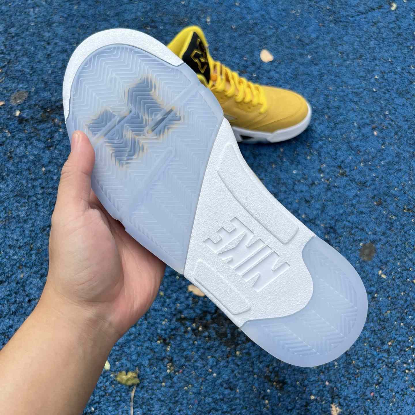 Air Jordan 5 “Michigan” PE Gold Yellow HQ7978-701 - DopestKickz