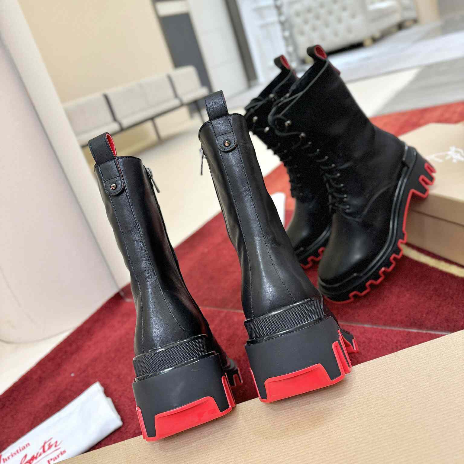Christian Louboutin Dune Trott Alta Low Boots - DopestKickz