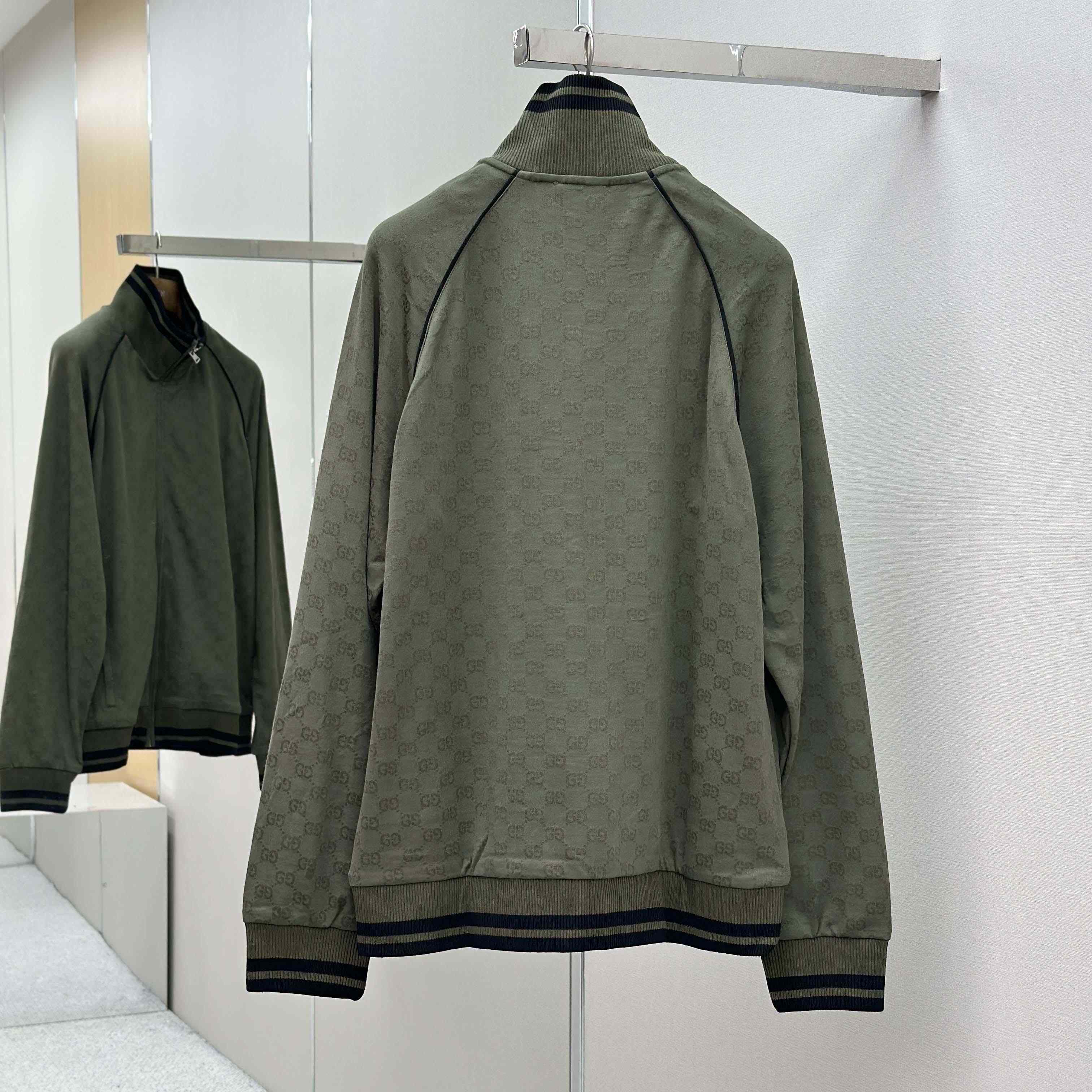 Gucci GG jersey jacquard Zip Jacket - DopestKickz