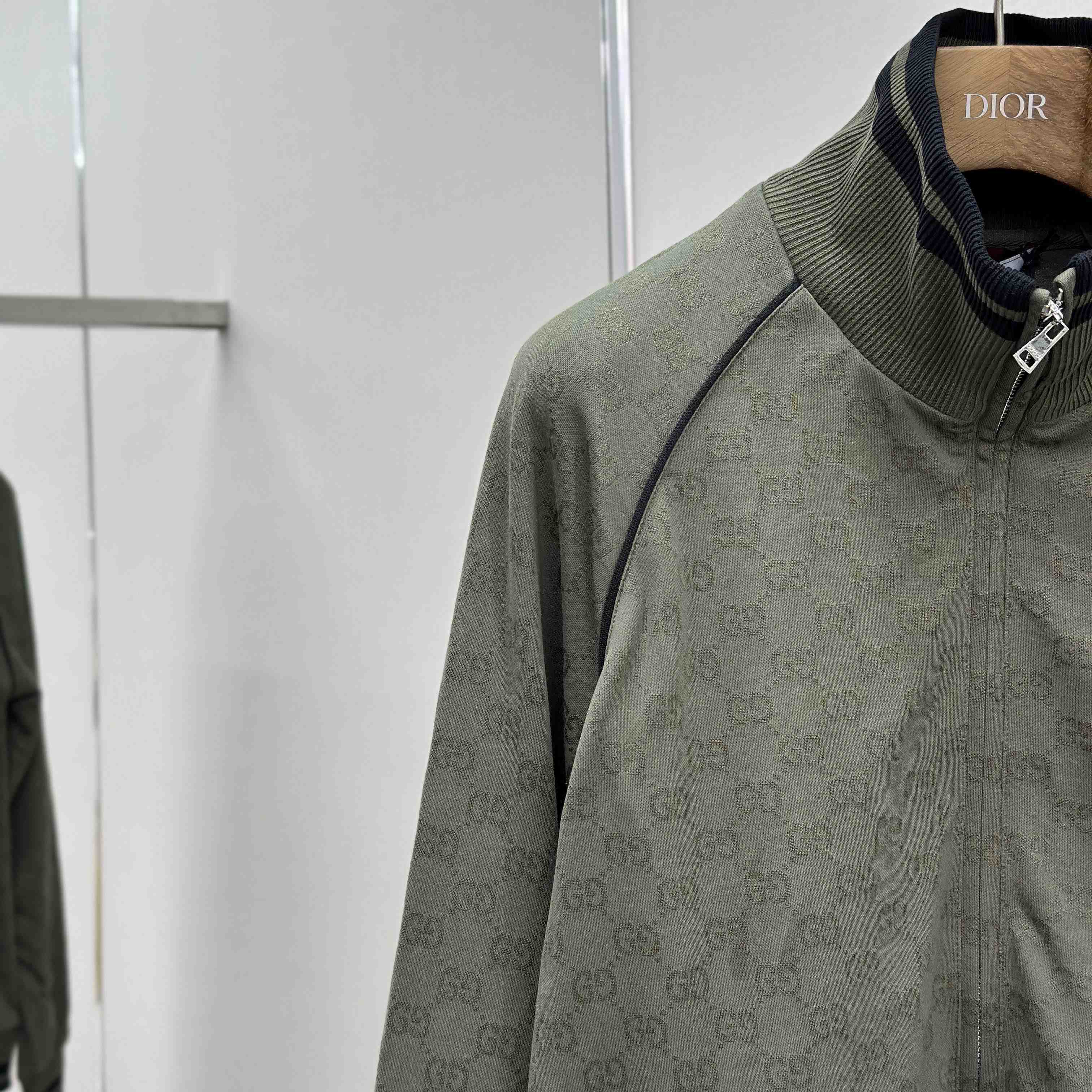 Gucci GG jersey jacquard Zip Jacket - DopestKickz