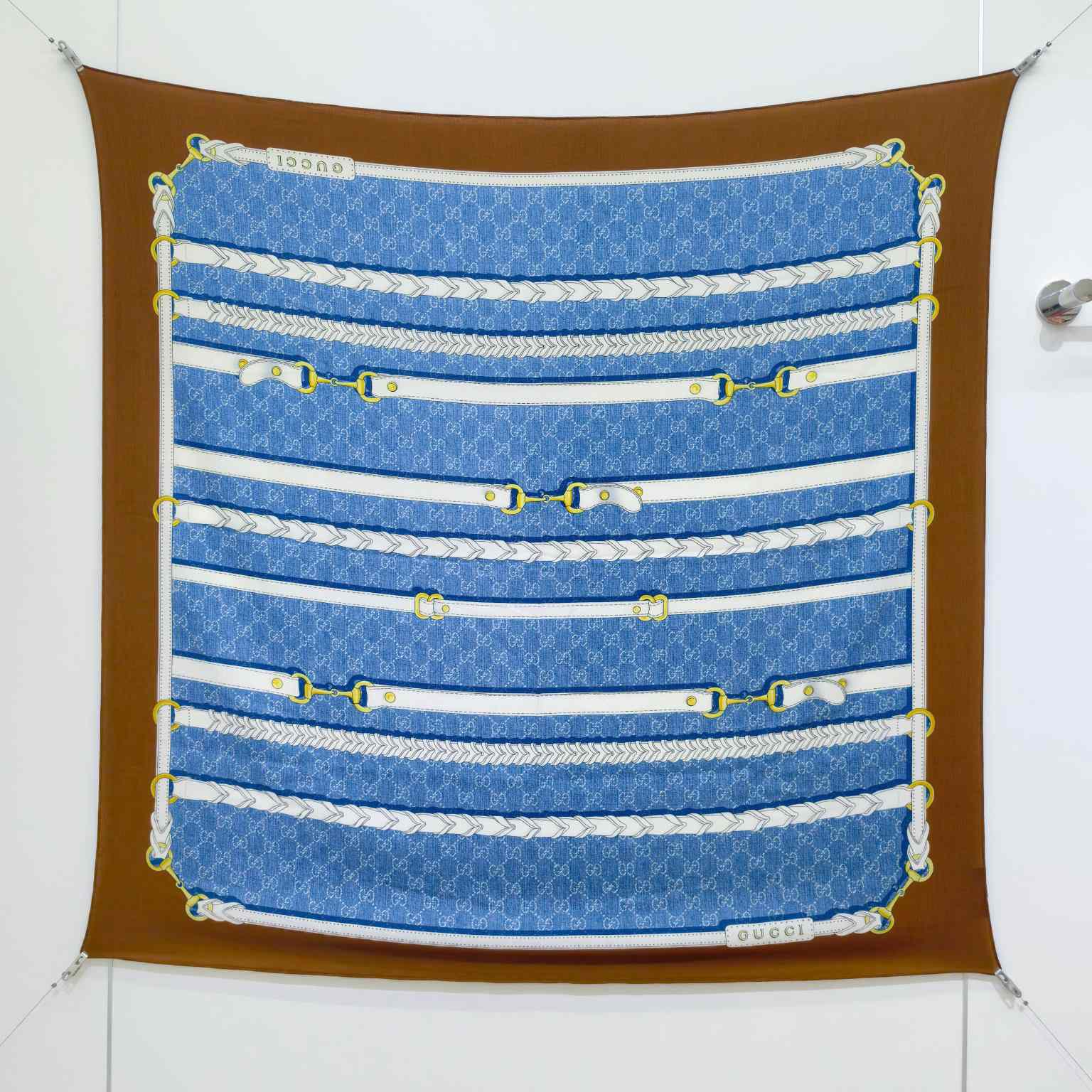 Gucci Printed Silk Twill Carré - DopestKickz