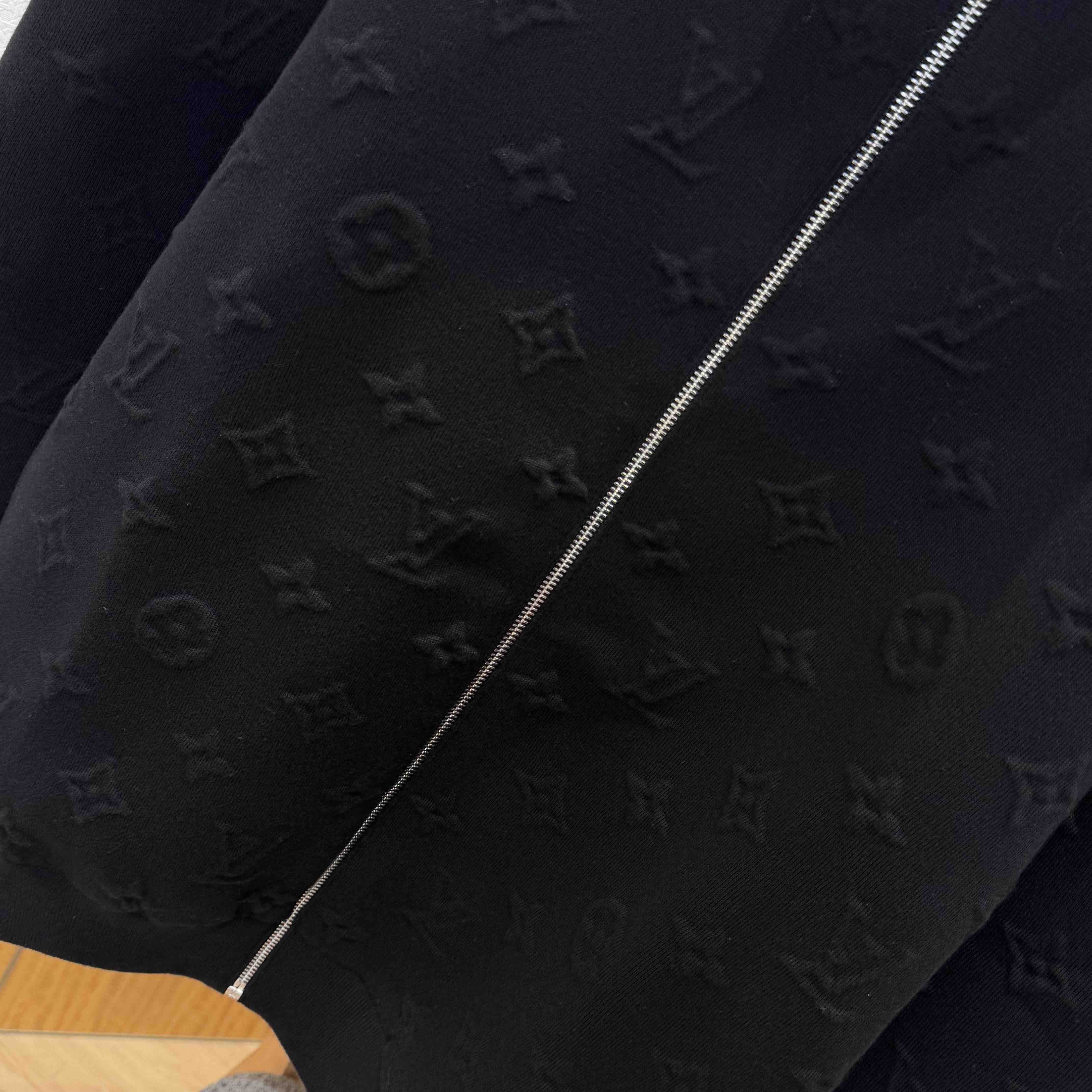 Louis Vuitton Embossed Monogram Jersey Tracksuit Top    - DopestKickz