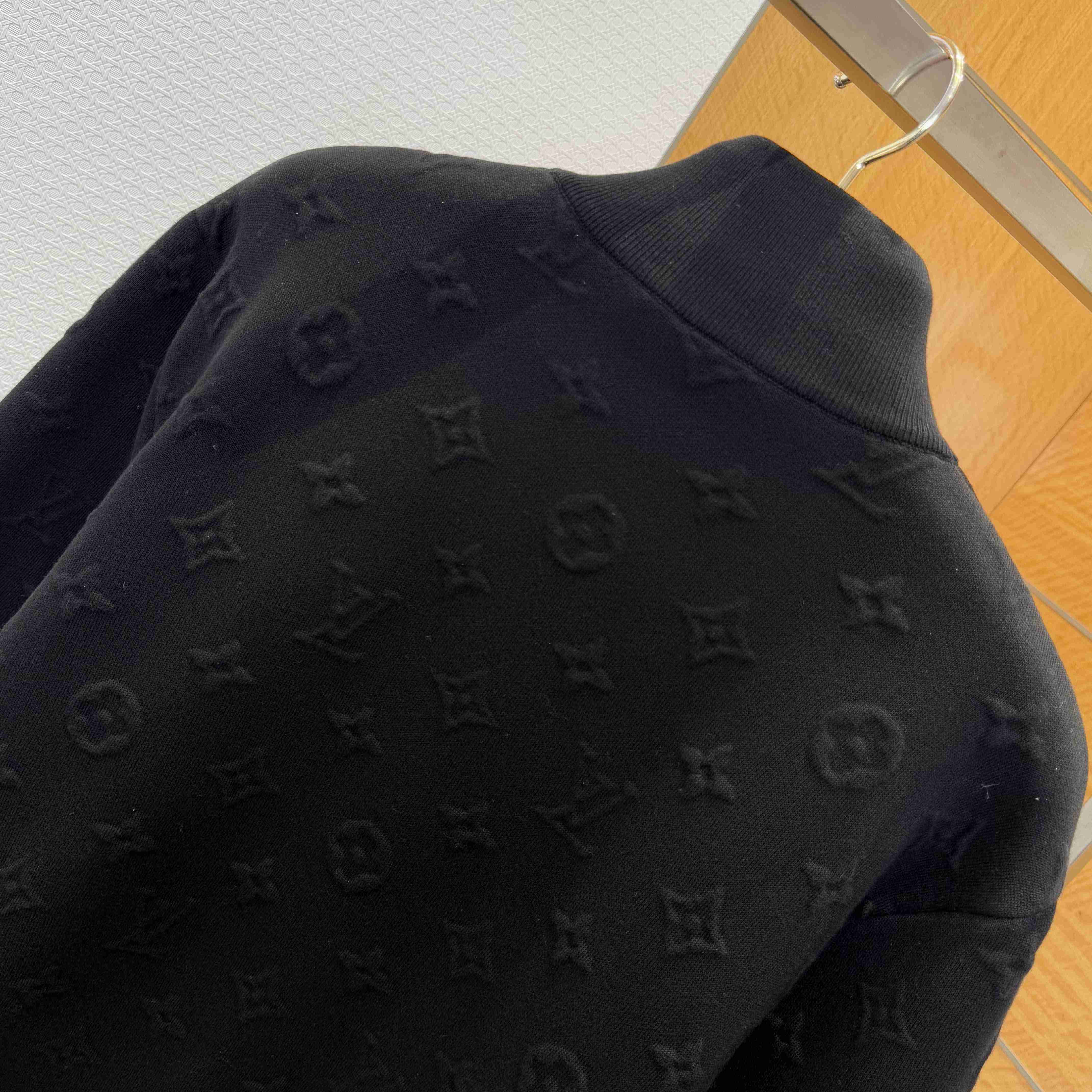 Louis Vuitton Embossed Monogram Jersey Tracksuit Top    - DopestKickz