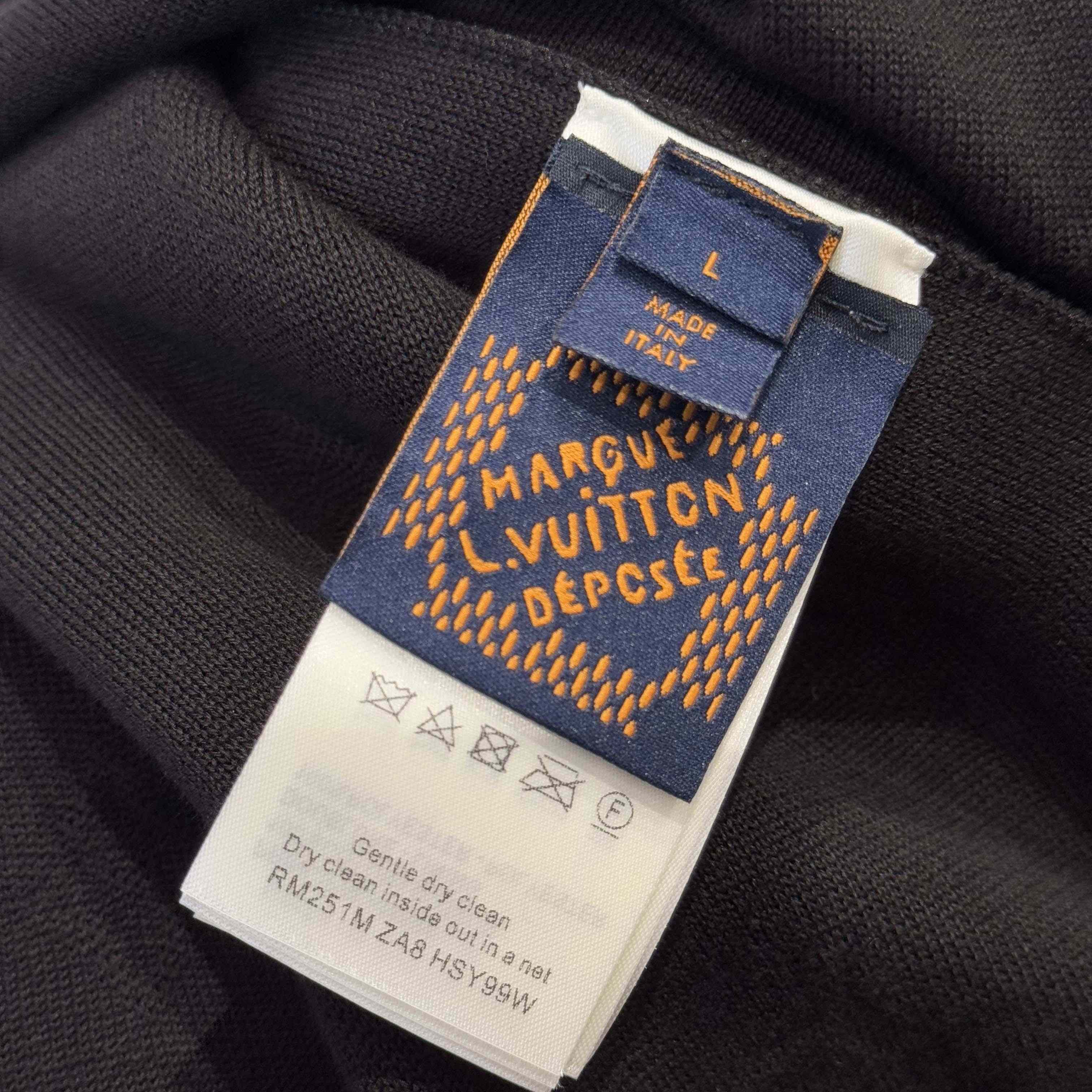 Louis Vuitton Embossed Monogram Jersey Tracksuit Top    - DopestKickz