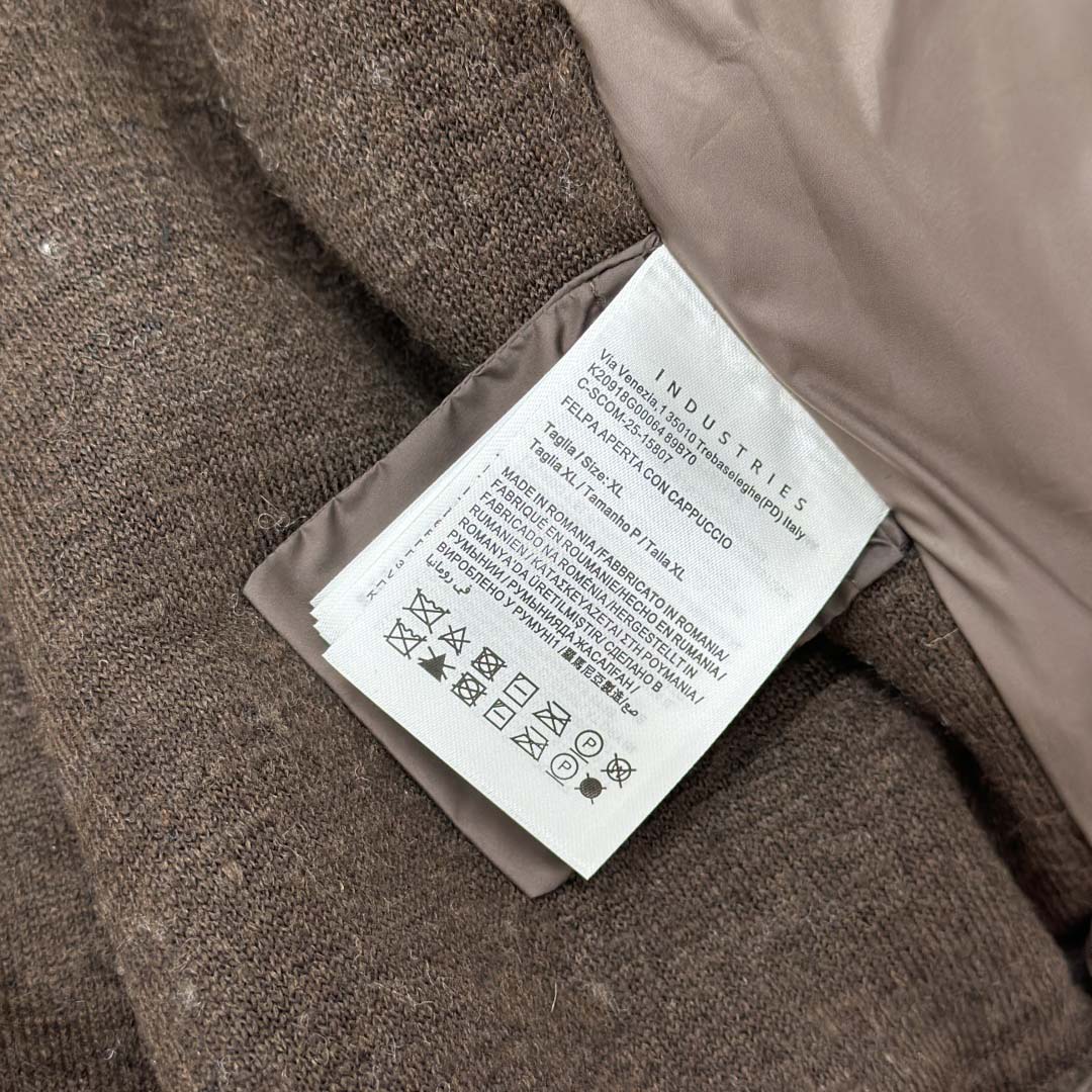 Moncler Geometric Jacquard Wool Blend Hoodie - DopestKickz