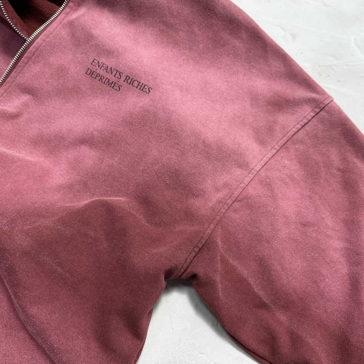 Enfants Riches Déprimés Cotton Jersey Zip-Up Hoodie - DopestKickz