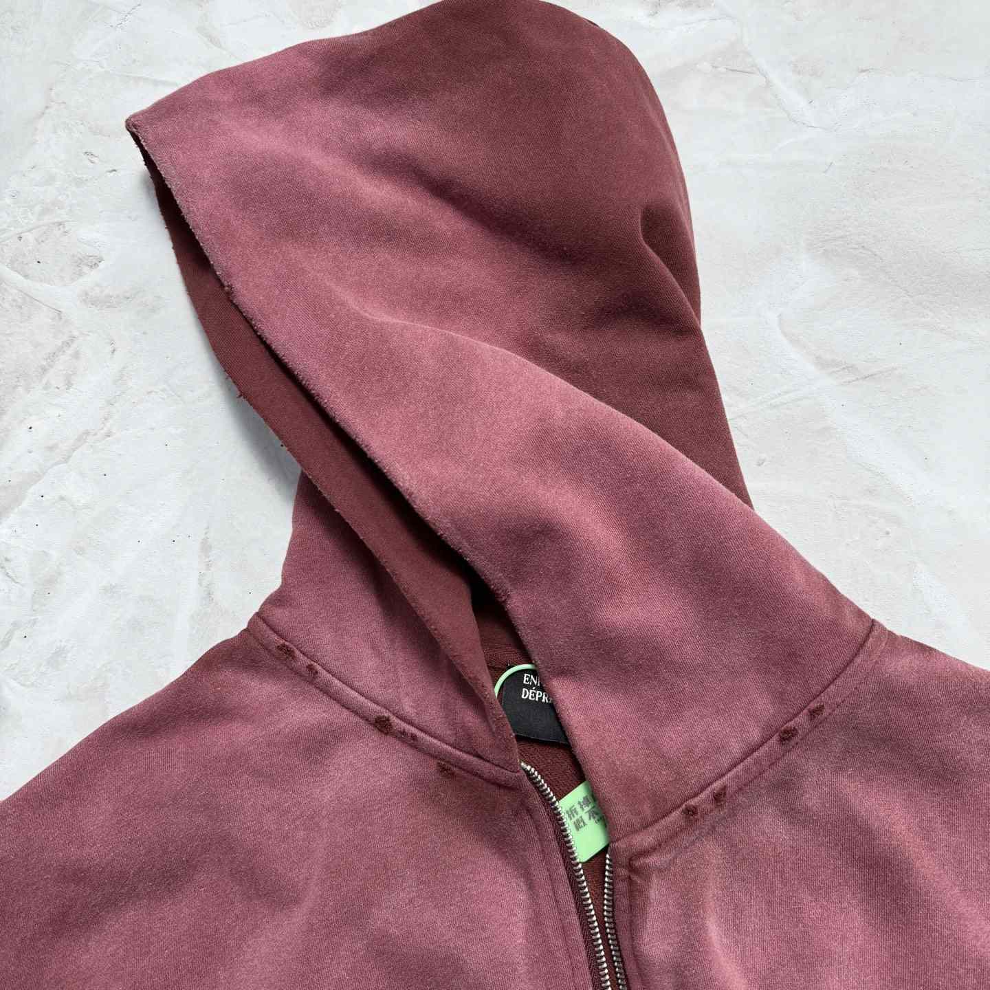 Enfants Riches Déprimés Cotton Jersey Zip-Up Hoodie - DopestKickz