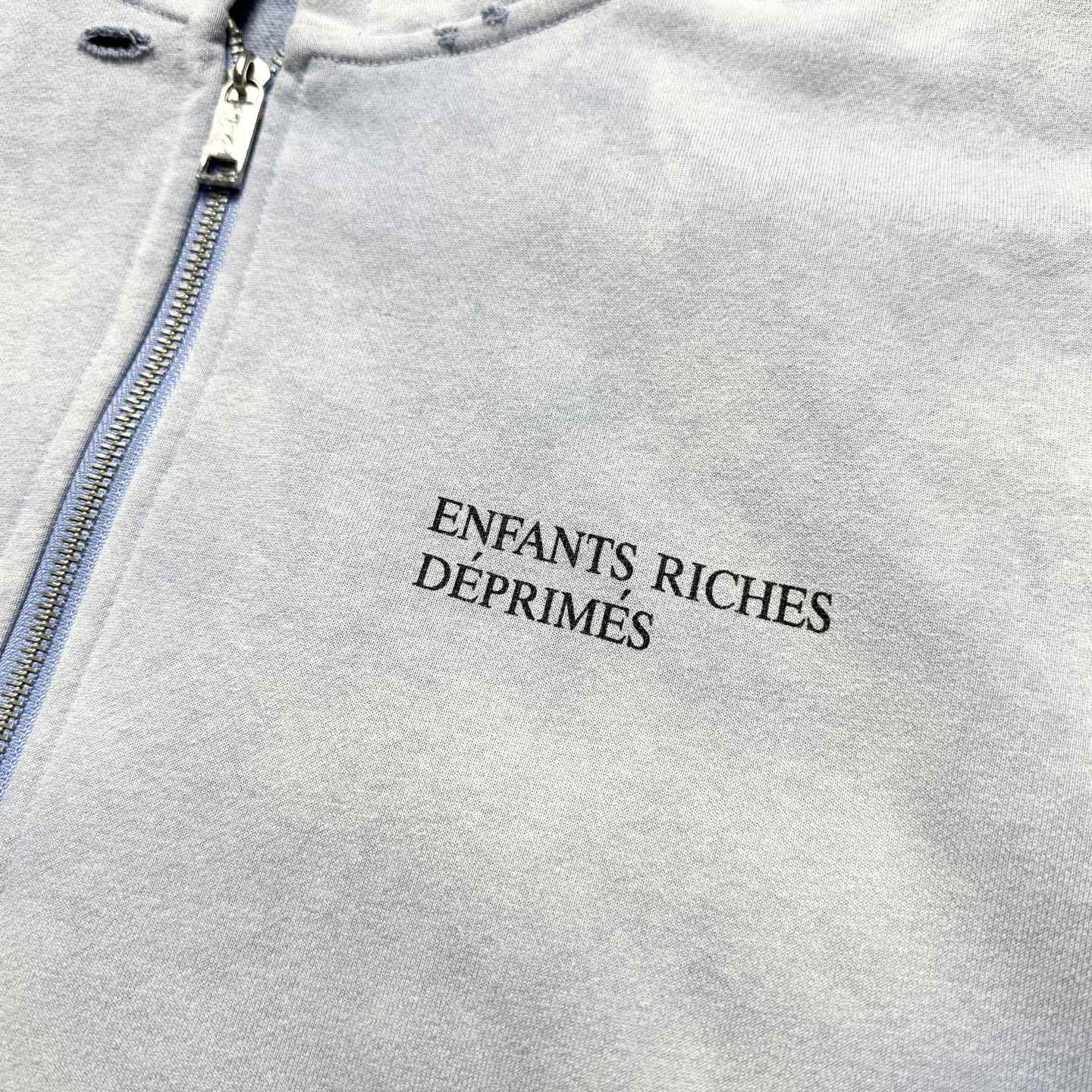 Enfants Riches Déprimés Cotton Jersey Zip-Up Hoodie - DopestKickz