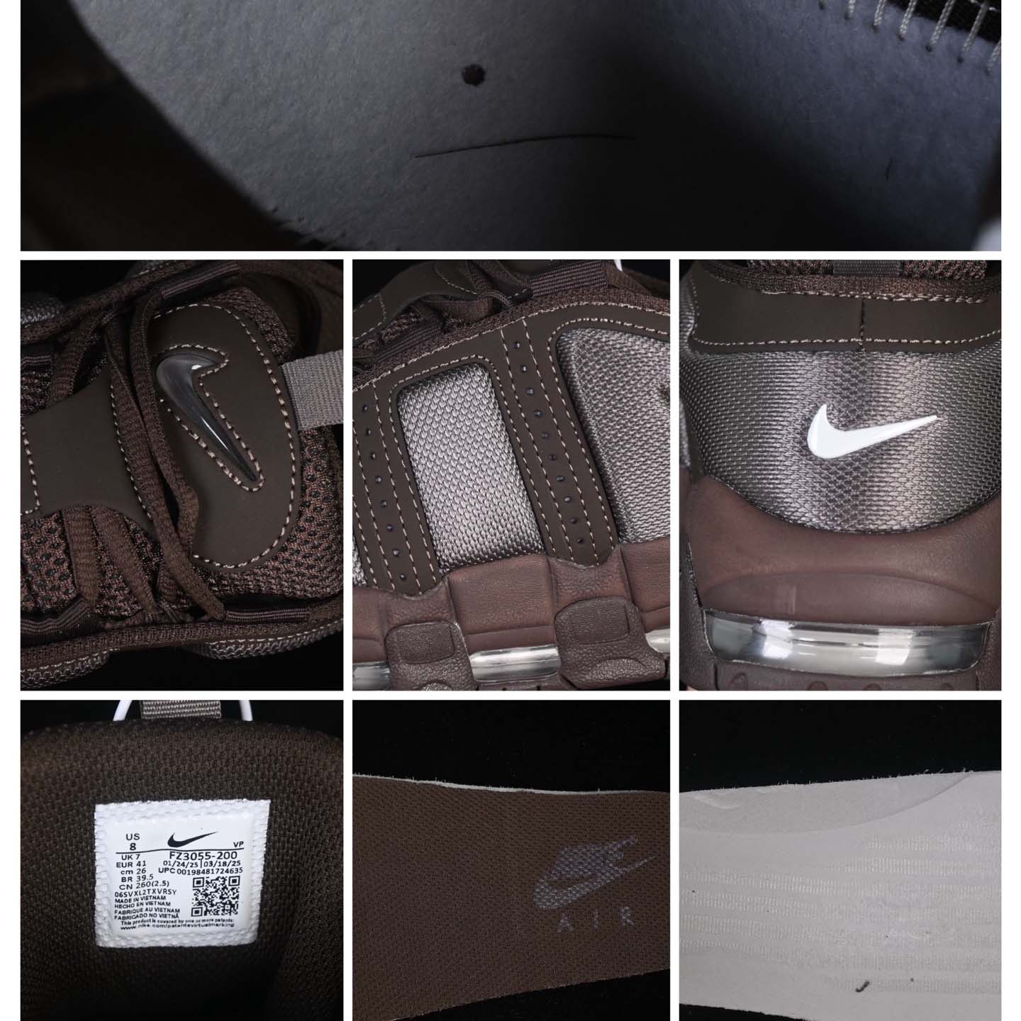 Nike Air More Uptempo “Wheat Brown” Pippen Retro High-Top Basketball Shoes FZ3055-200 - DopestKickz