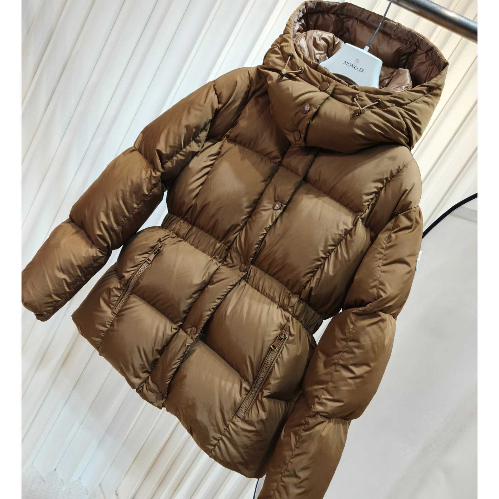 Moncler Agneux Square-Quilted Hooded Short Down Jacket - DopestKickz