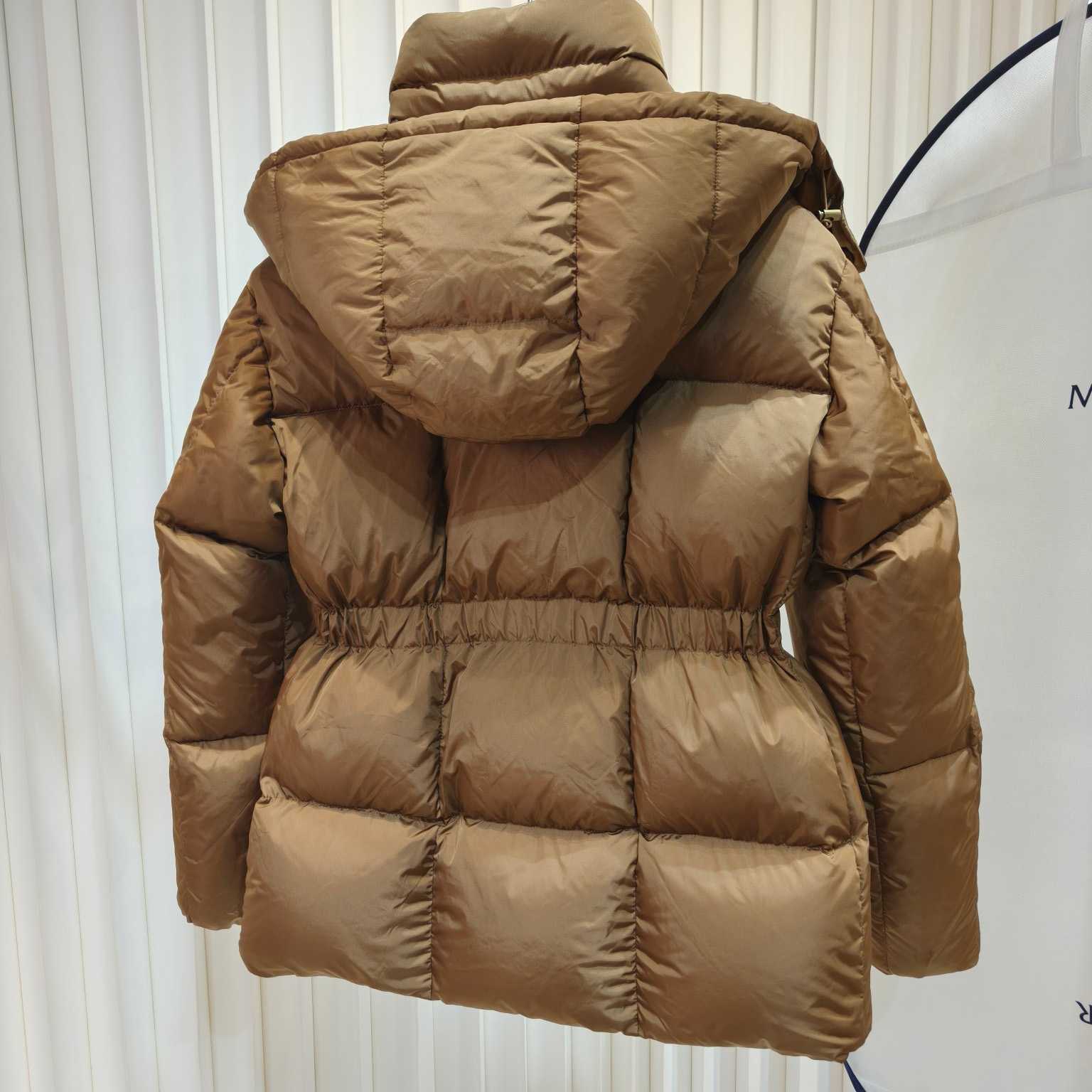 Moncler Agneux Square-Quilted Hooded Short Down Jacket - DopestKickz