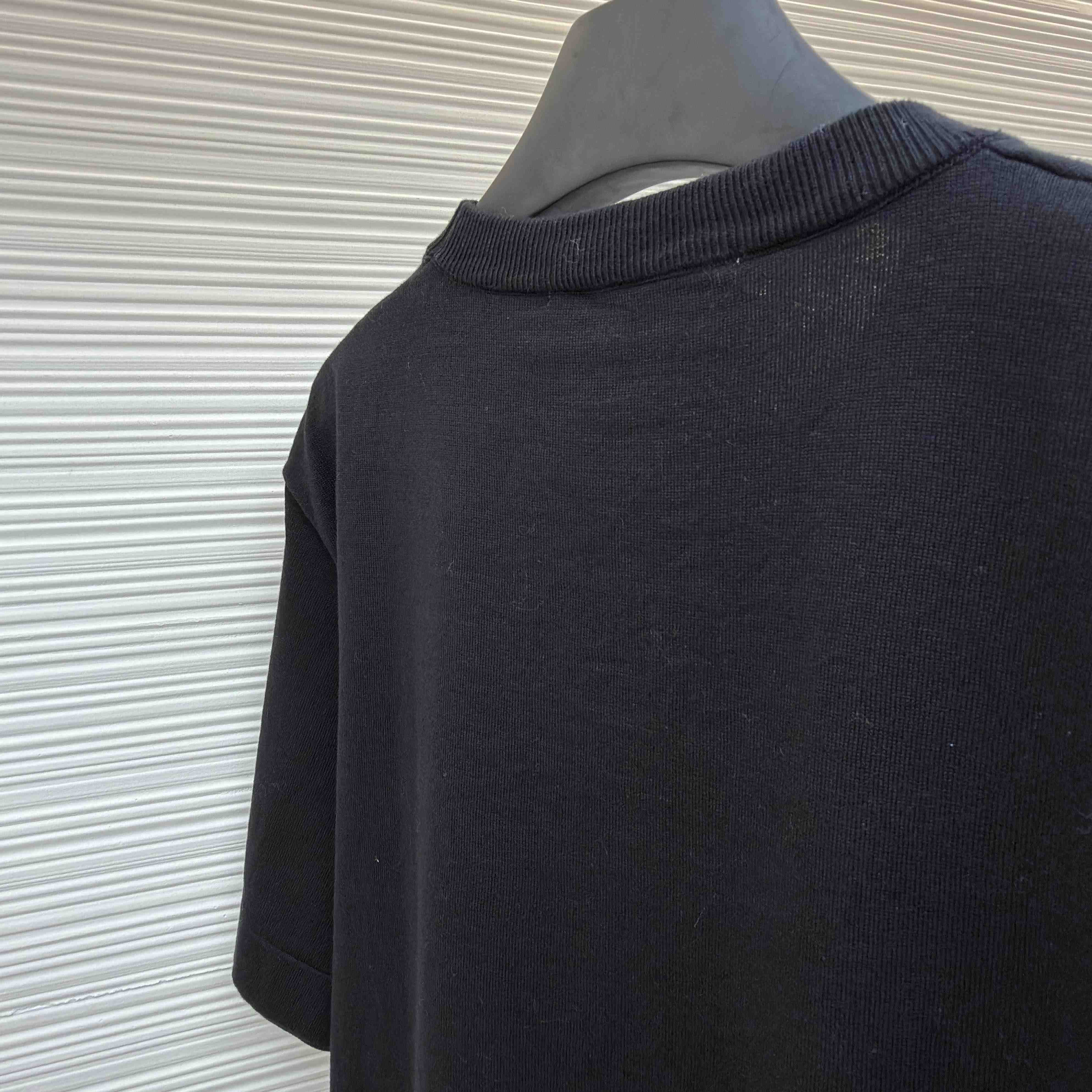 Louis Vuitton Short-Sleeved Intarsia Crewneck   1AJBUZ - DopestKickz