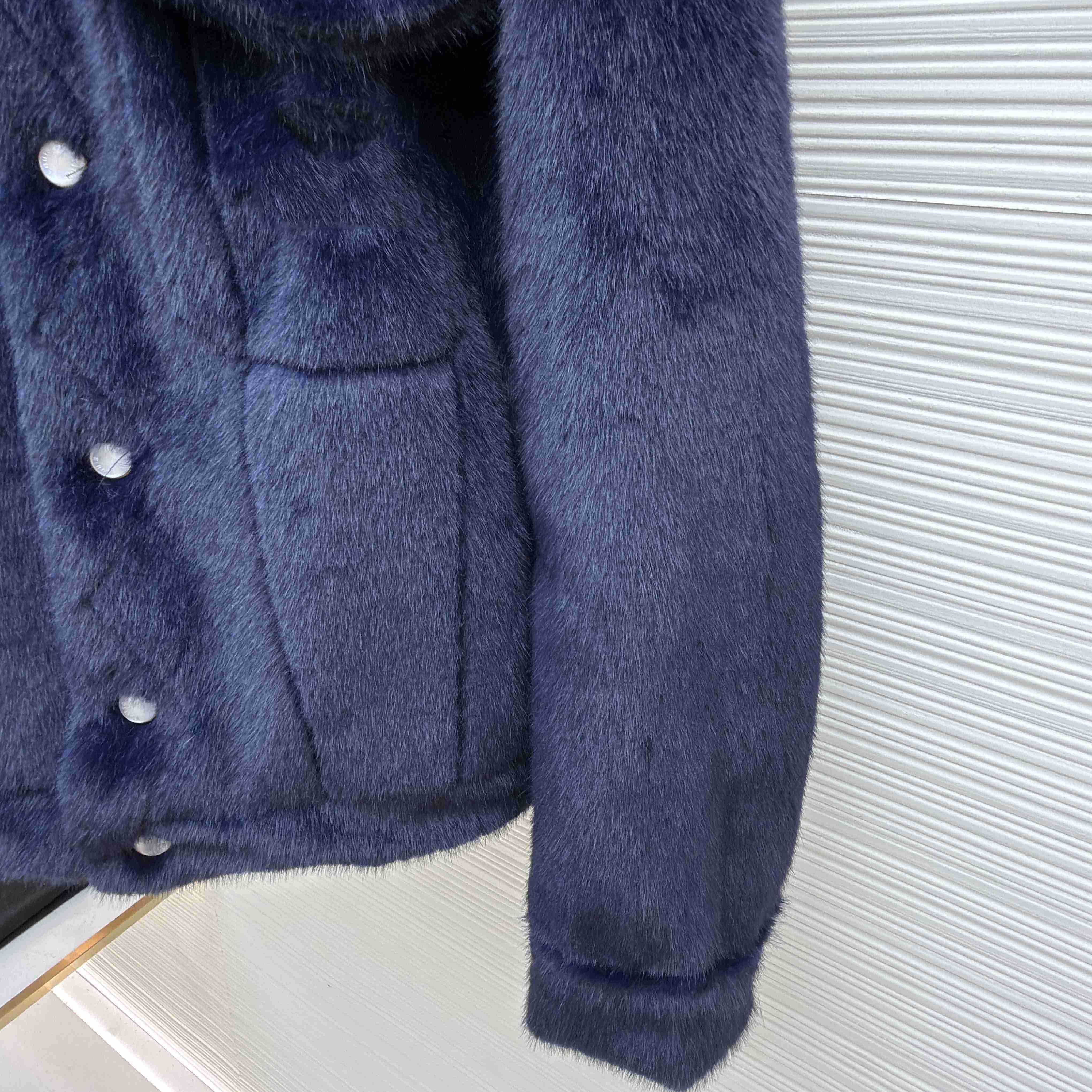 Louis Vuitton Mink Denim Trucker Jacket   1AILX0 - DopestKickz